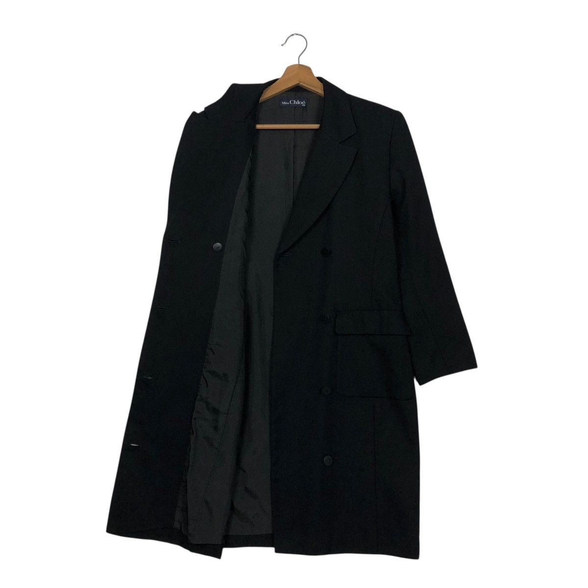 Chloe 🔥VINTAGE LONG COAT DOUBLE BREAST MISS CHLOE Size S / US 4 / IT 40 - 14 Thumbnail