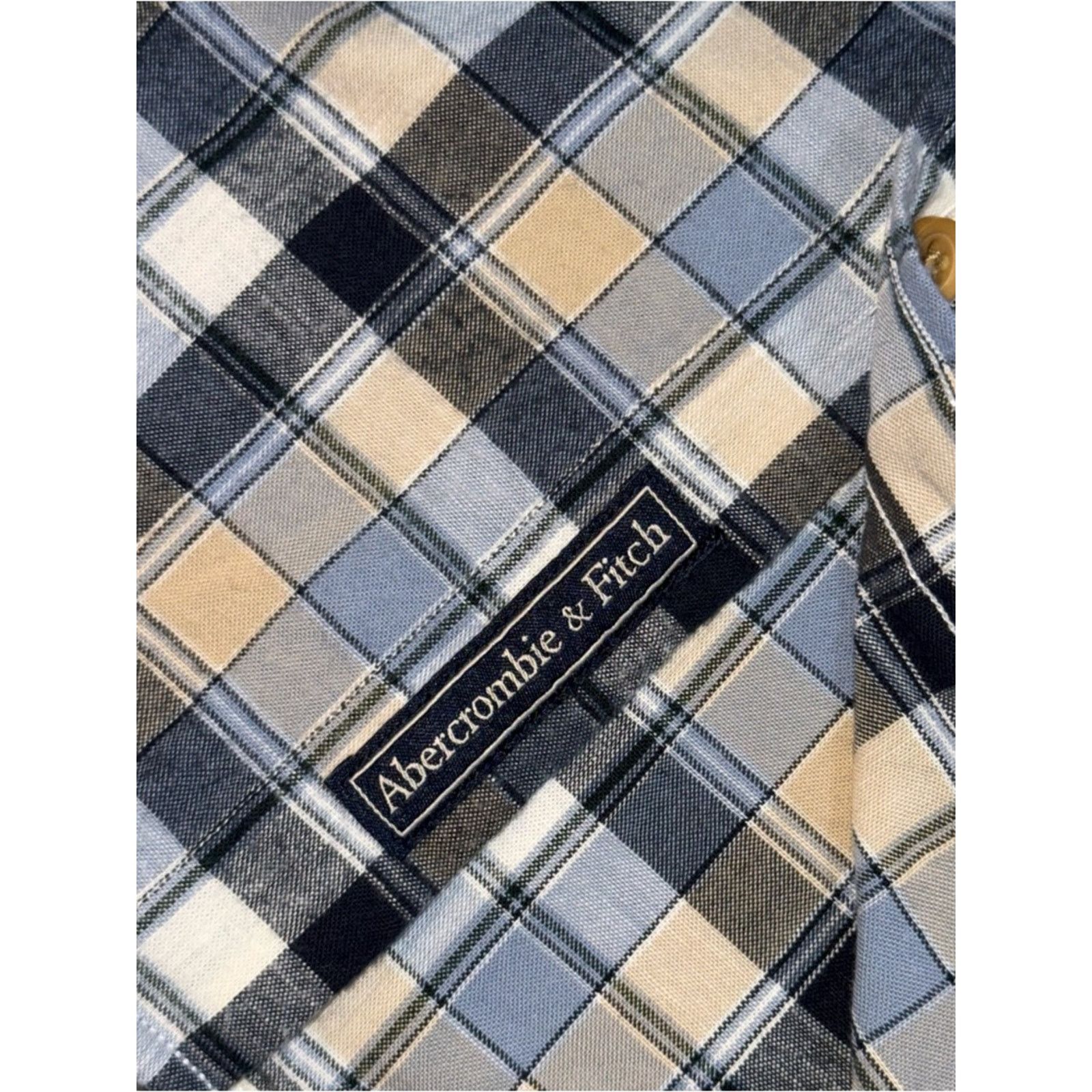 Abercrombie & Fitch Abercrombie & Fitch Cotton Plaid Button Down Sz XL Slim Size US XL / EU 56 / 4 - 4 Thumbnail