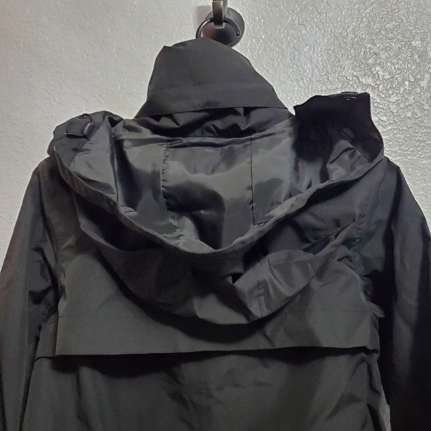 Helly Hansen Helly Hansen Welsey II Trench Coat Women L Black Hooded Waterproof Packable Belted Breather Zipped Pockets Size L / US 10 / IT 46 - 5 Thumbnail