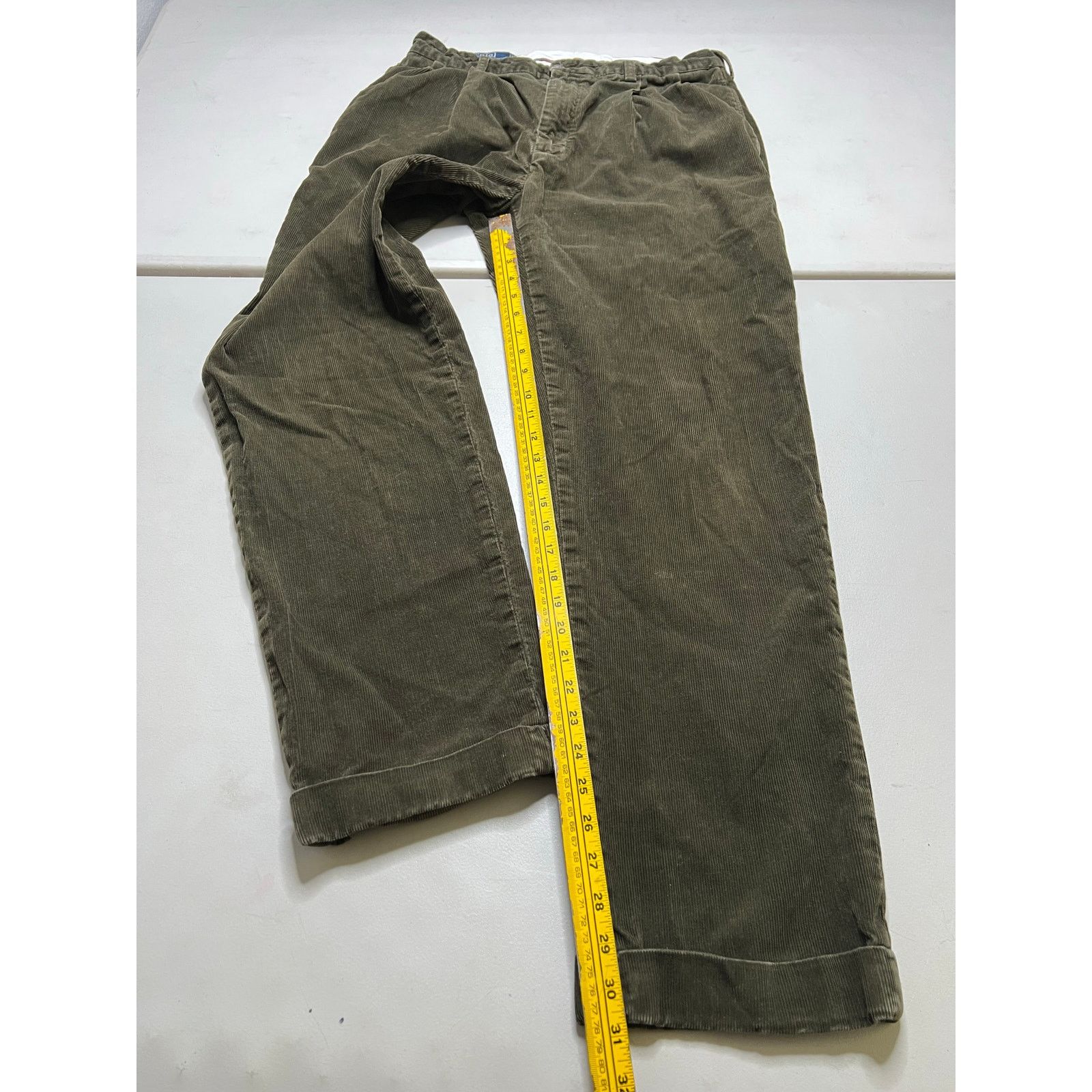 Polo Ralph Lauren Vintage Polo Ralph Lauren Hammon corduroy Pants Green 34/32 Size US 34 / EU 50 - 7 Thumbnail