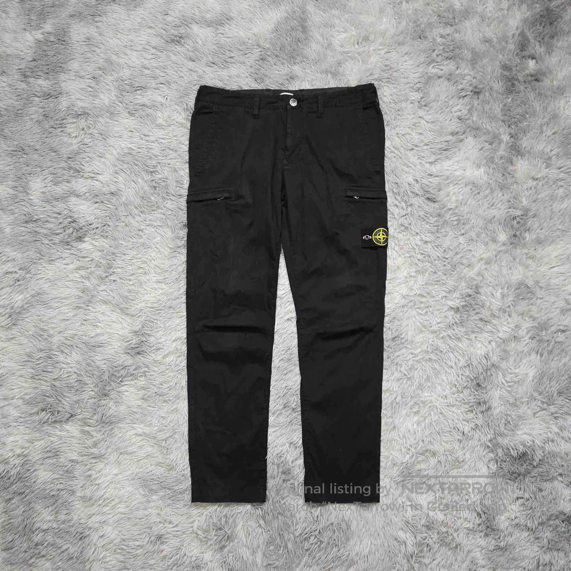 Stone Island stone island slim fit cargo pants black. Size US 28 / EU 44 - 1 Thumbnail
