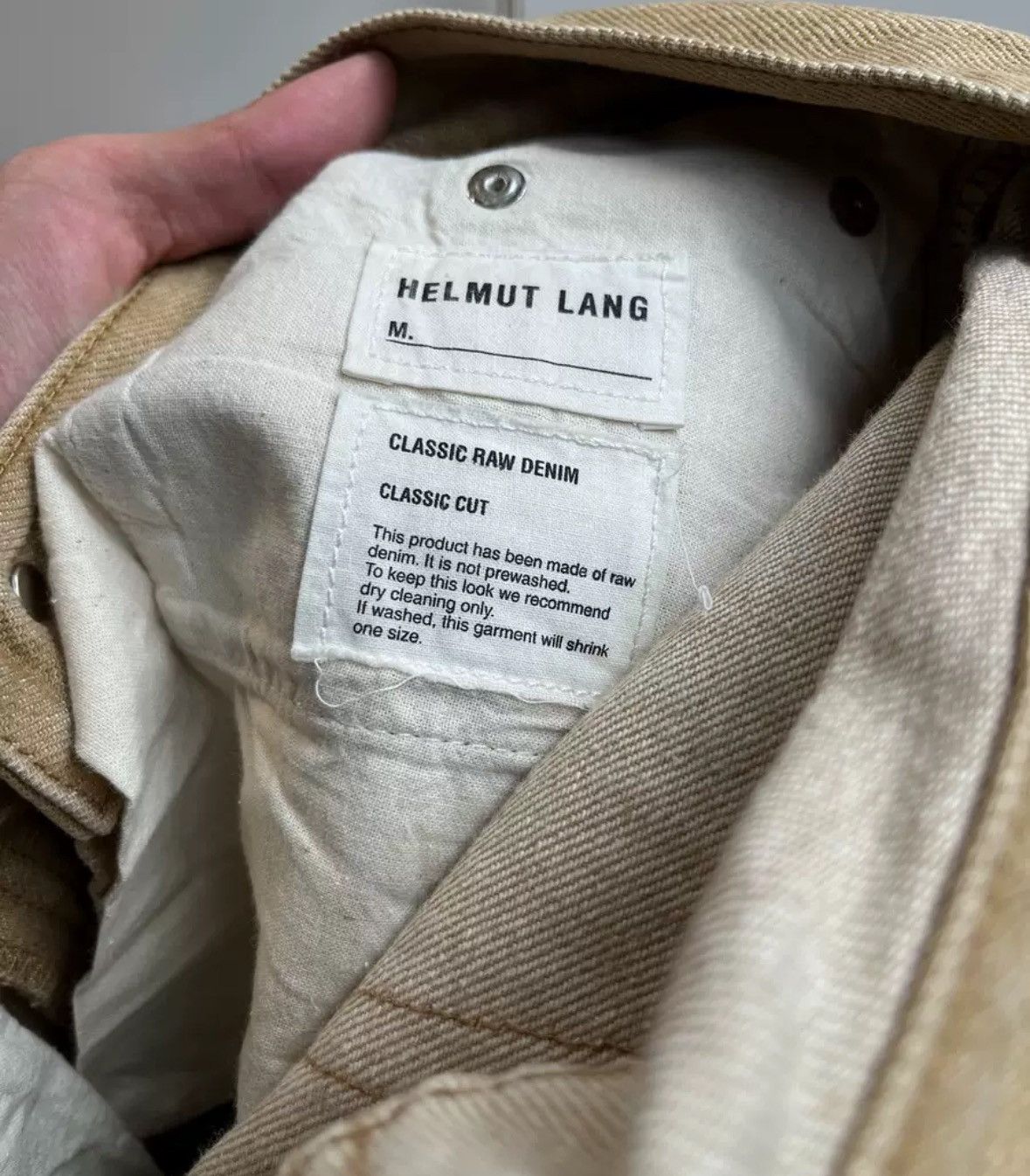 Helmut Lang Helmut Lang's own sand colored jeans 2412-Nextarrow Size US 31 - 4 Thumbnail