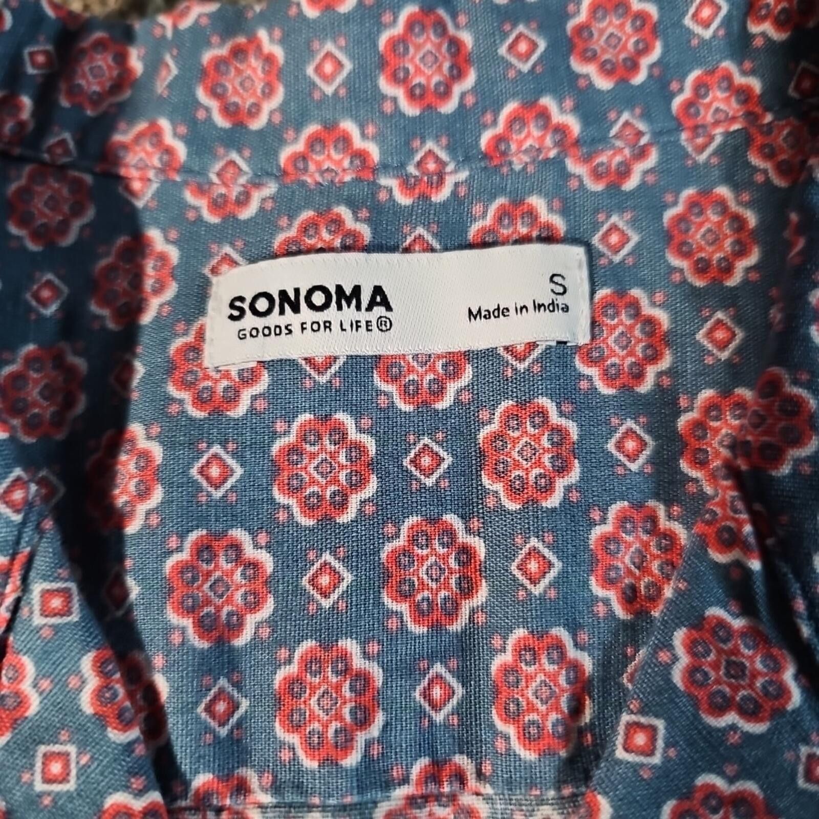 Sonoma Sonoma The Camp Shirt S NWT Linen button Up Size US S / EU 44-46 / 1 - 3 Thumbnail