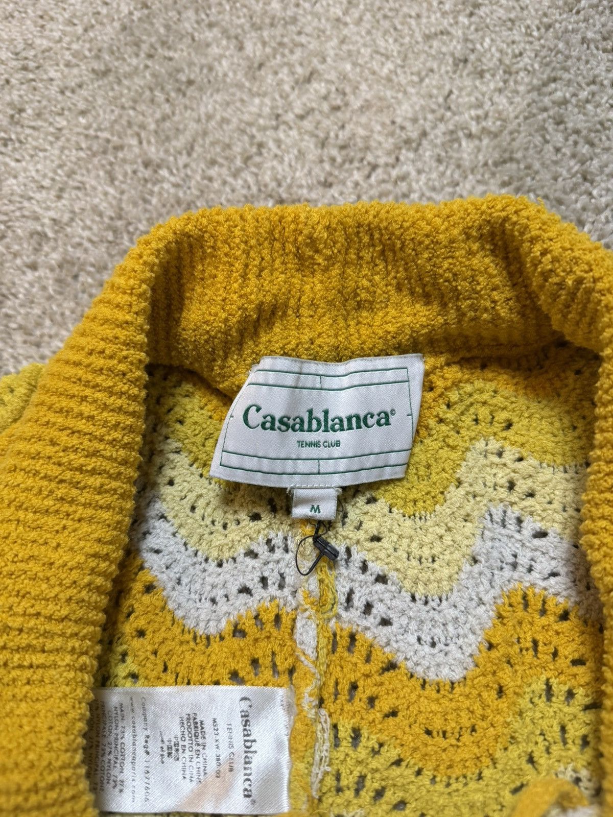 Casablanca Casablanca Wavy Gradient Crochet Shorts Size US 32 / EU 48 - 3 Thumbnail