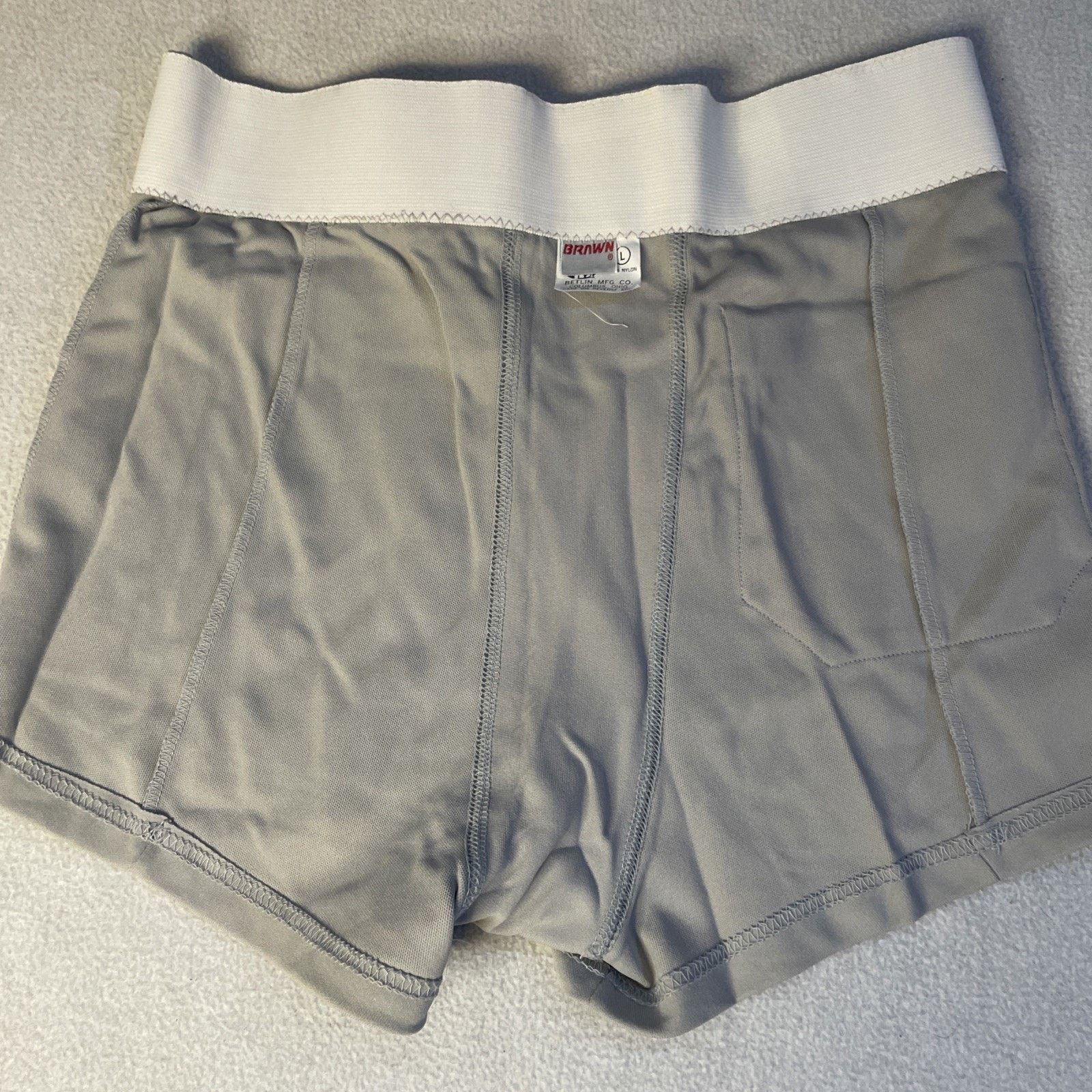Other Vintage Lace Up Front Hot Pants Mens Large High Waisted Gray Size US 34 / EU 50 - 13 Thumbnail