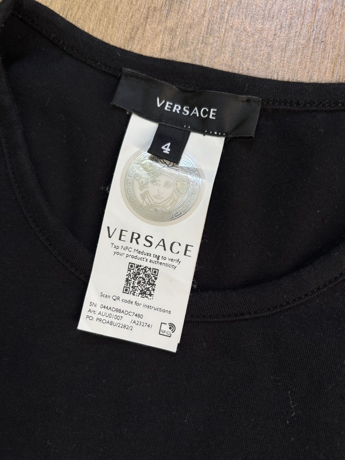 Versace Versace medusa Logo long Sleeve Size US S / EU 44-46 / 1 - 9 Thumbnail