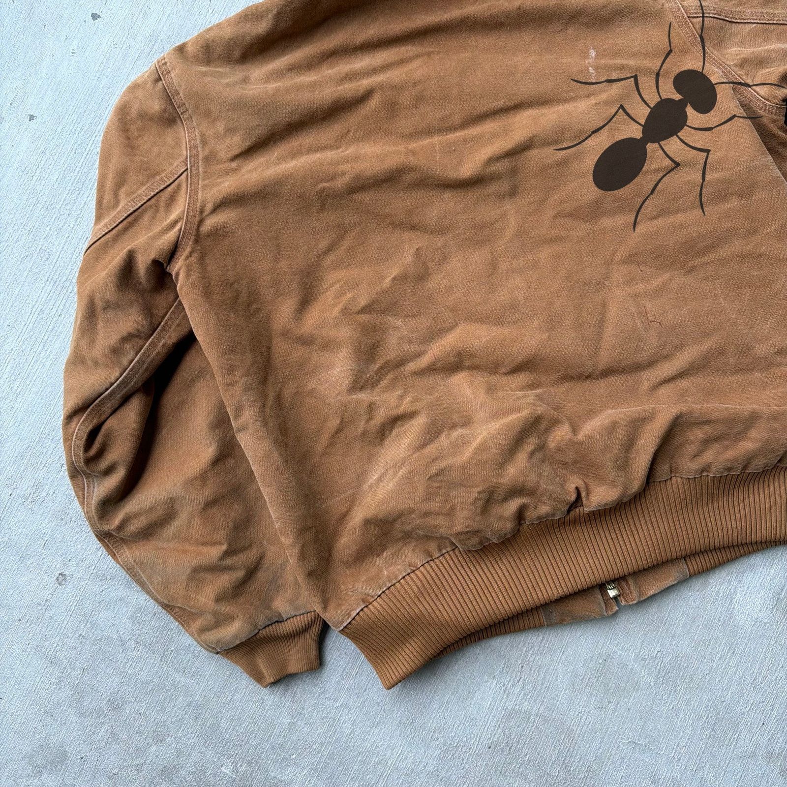 Carhartt × Vintage Carhartt J130 brown hooded work wear jacket Size US L / EU 52-54 / 3 - 7 Thumbnail