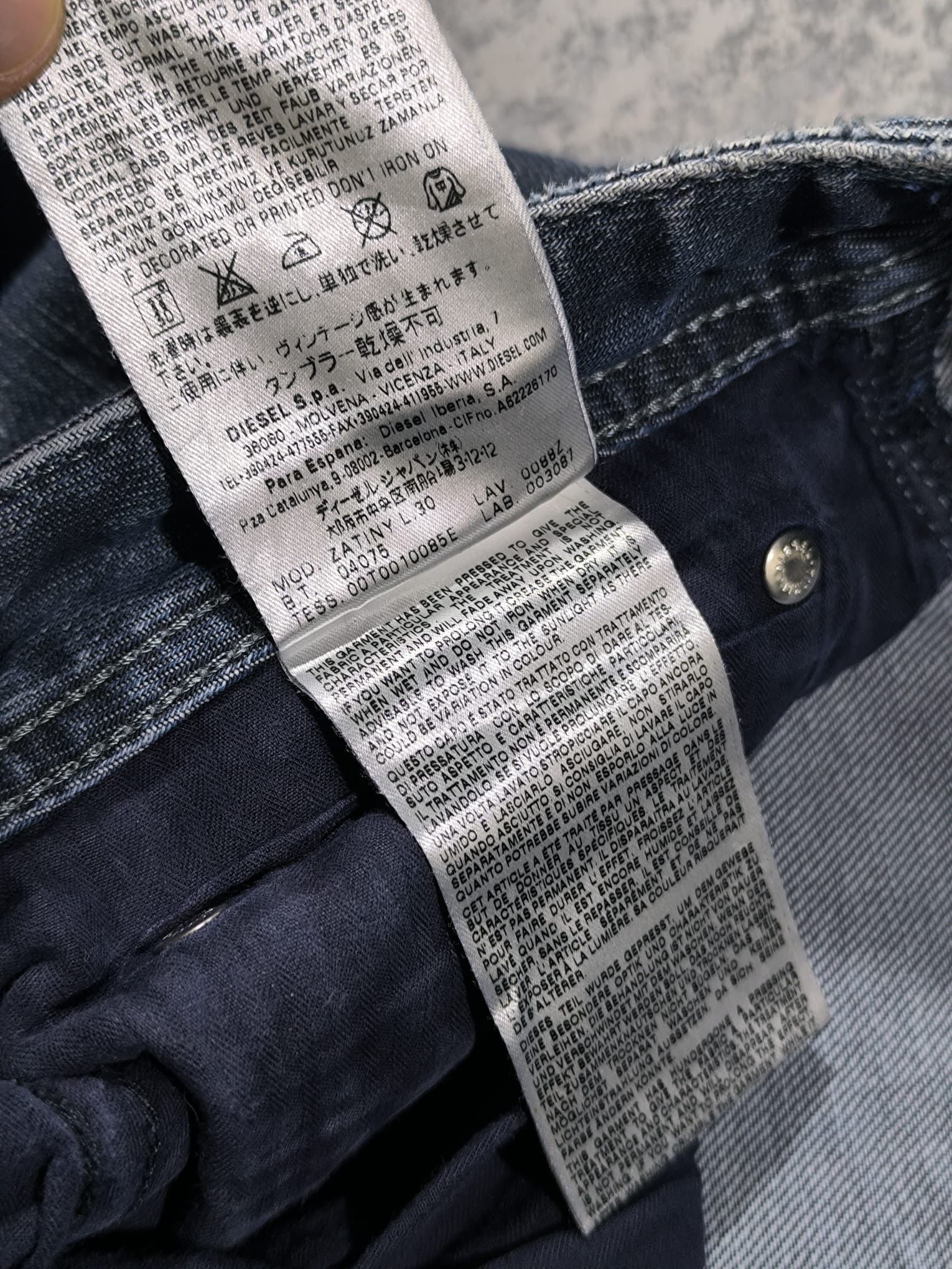 Diesel Vintage Diesel Zatiny Bootcut Jeans/Denim Size US 34 / EU 50 - 12 Thumbnail