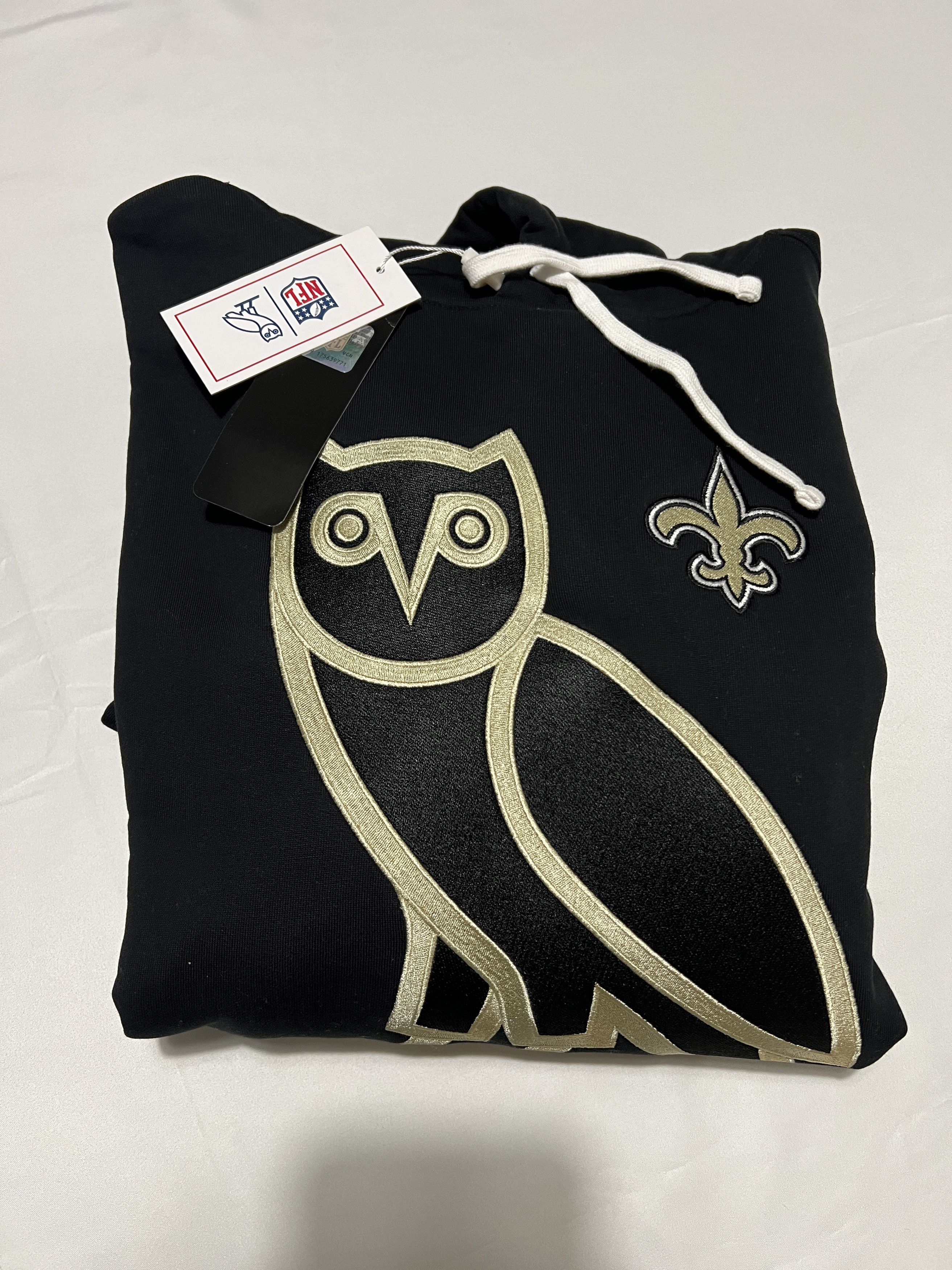 Drake OVO x NFL NEW ORLEANS SAINTS OG OWL HOODIE Size US S / EU 44-46 / 1 - 1 Thumbnail