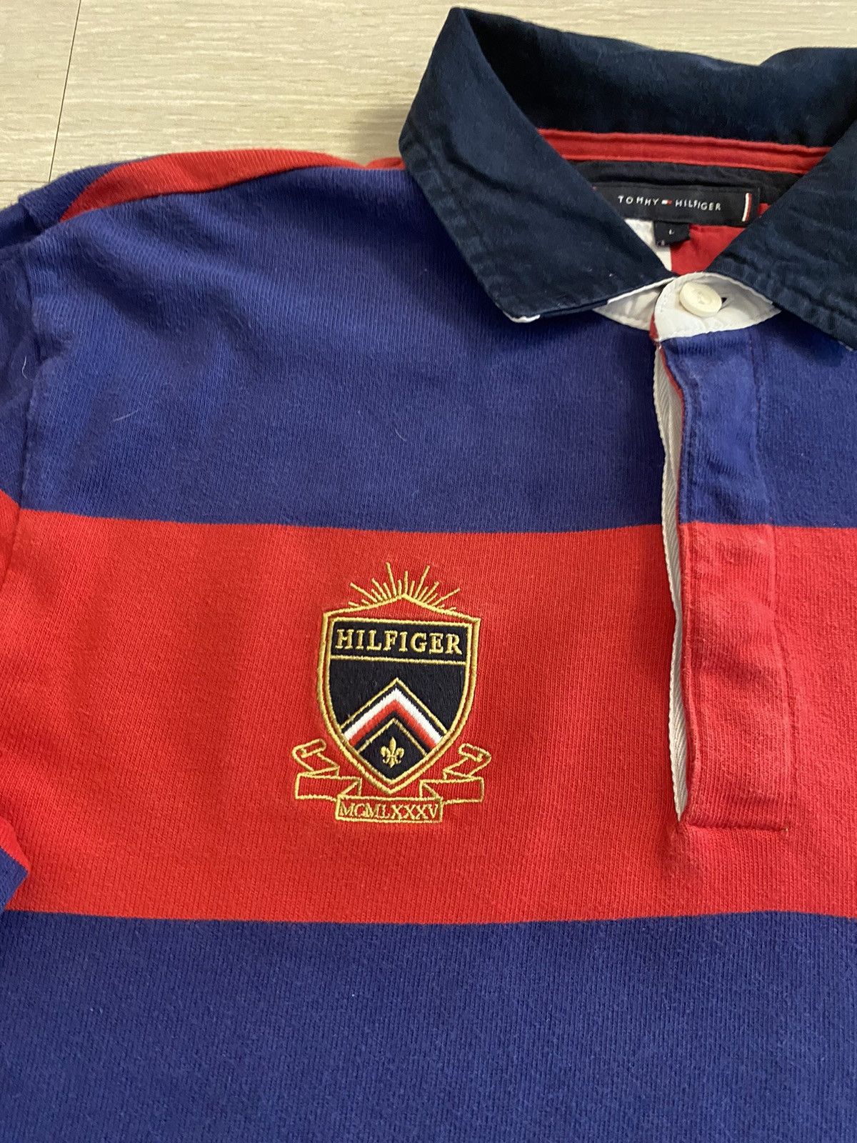 Tommy Hilfiger Tommy Hilfiger Rugby Shirt Size US L / EU 52-54 / 3 - 4 Thumbnail