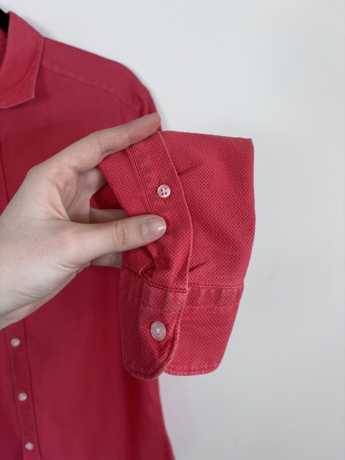 Other Sonrisa Men’s Washed Collection Red Long Sleeve Shirt Size US L / EU 52-54 / 3 - 5 Thumbnail