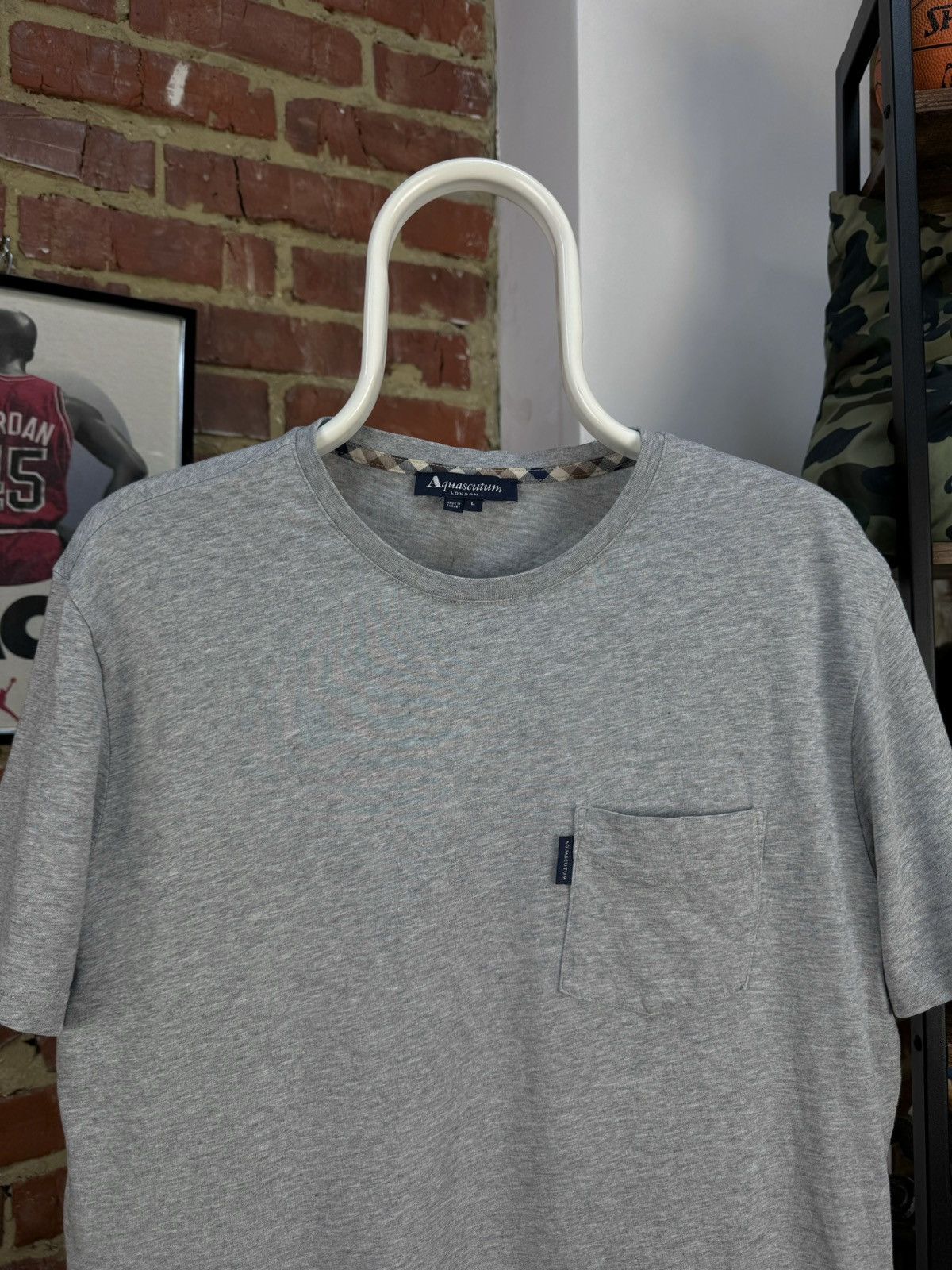 Aquascutum Aquascutum London Pockets Grey Short Sleeve T-Shirt Size US L / EU 52-54 / 3 - 1 Thumbnail
