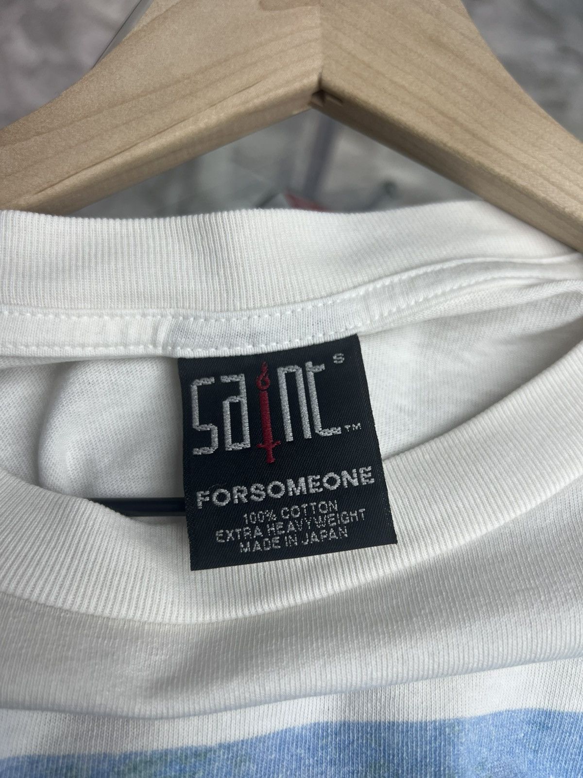 Saint Michael Saint Michael White Tee Size US S / EU 44-46 / 1 - 5 Thumbnail