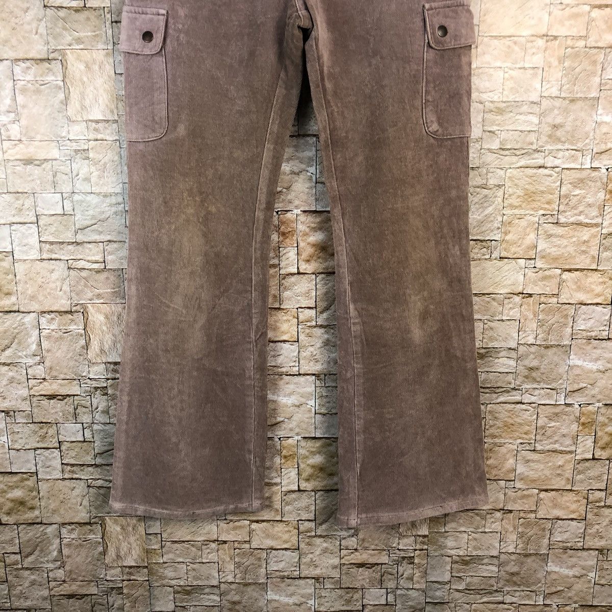 Japanese Brand Drug Store Purple Conduroy Pants #A1022 Size 26" / US 2 / IT 38 - 6 Thumbnail