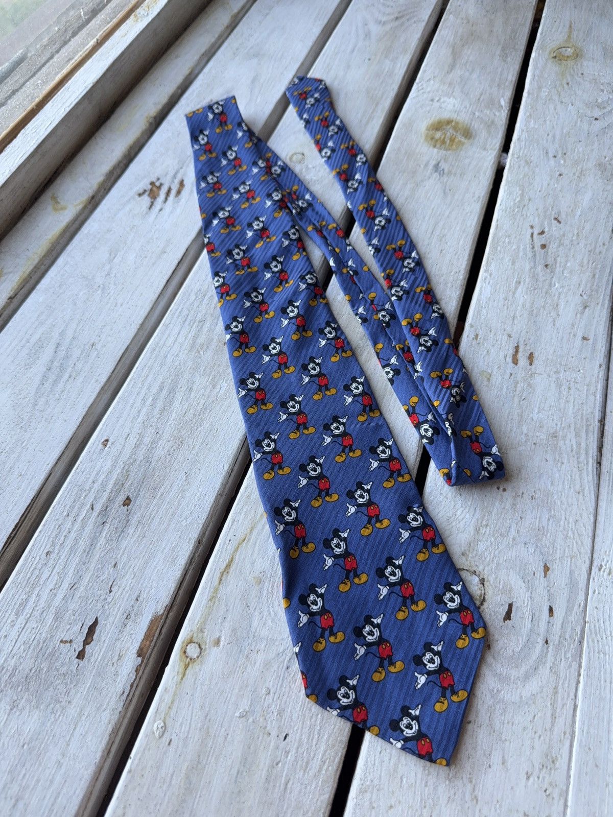 Cartoon Network × Disney × Vintage Vintage Disney Mickey Mouse All-Over Print Tie Made in Italy Size ONE SIZE - 1 Thumbnail