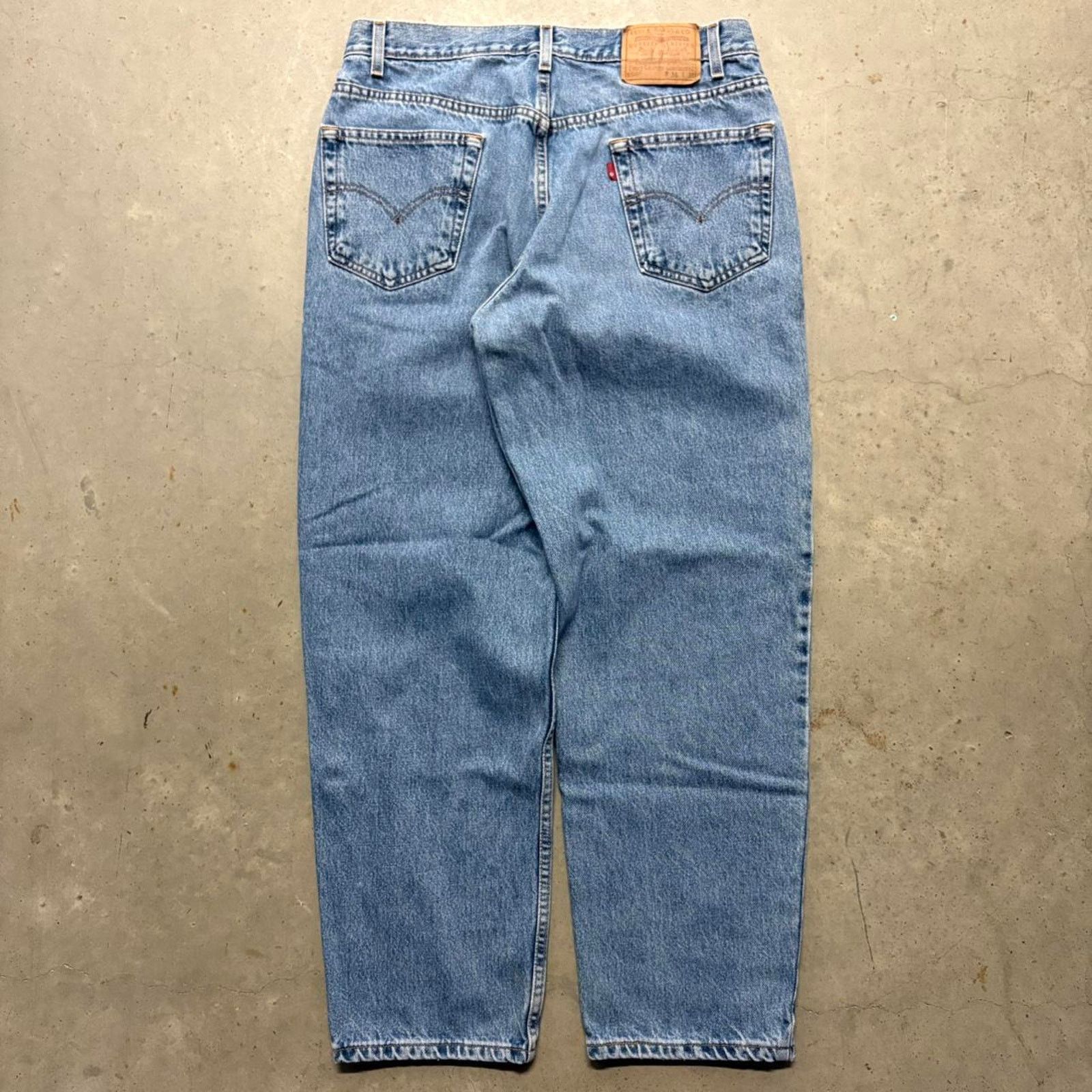 Japanese Brand × Levi's × Vintage Crazy Vintage Y2K Levi's 550 Relaxed Baggy Loose Denim Jeans Size US 36 / EU 52 - 4 Thumbnail
