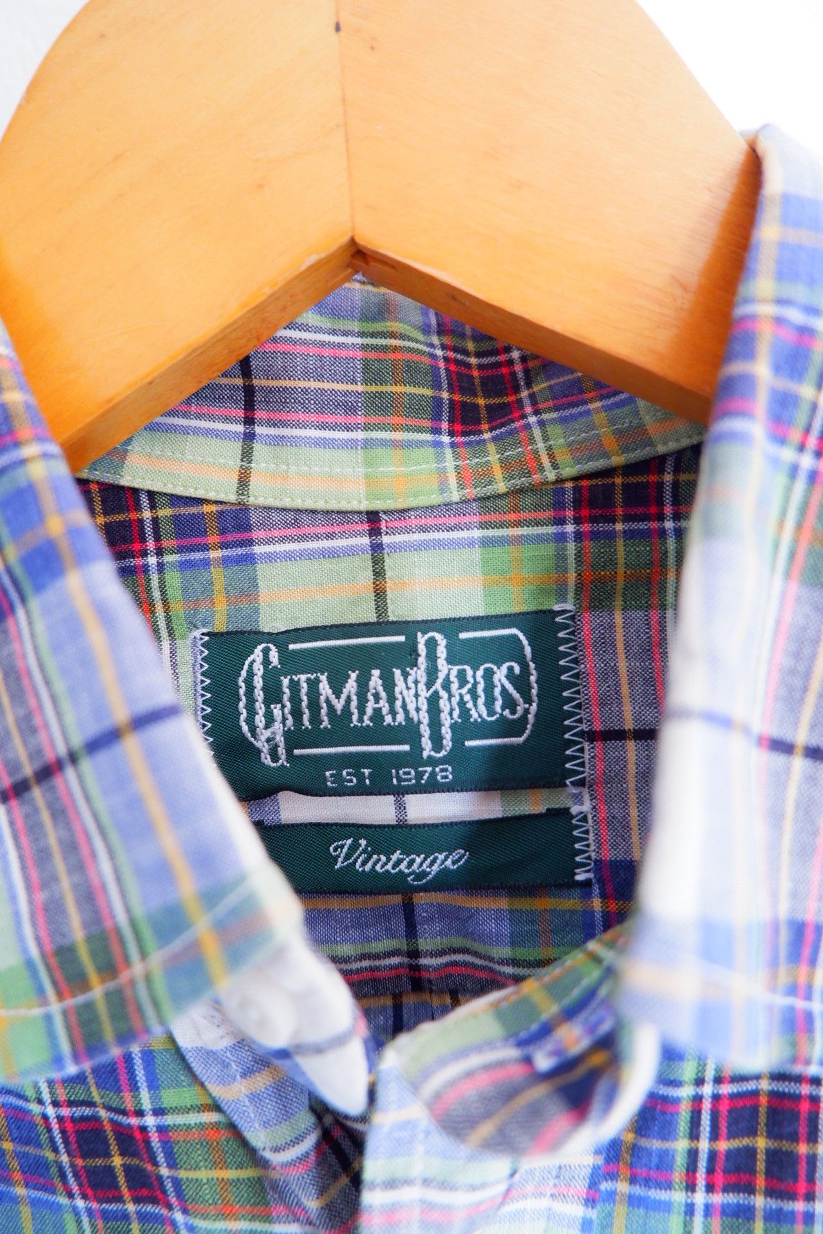 Gitman Bros. Vintage Vintage Gitman Bros. Plaid Button Shirts Size US S / EU 44-46 / 1 - 9 Thumbnail