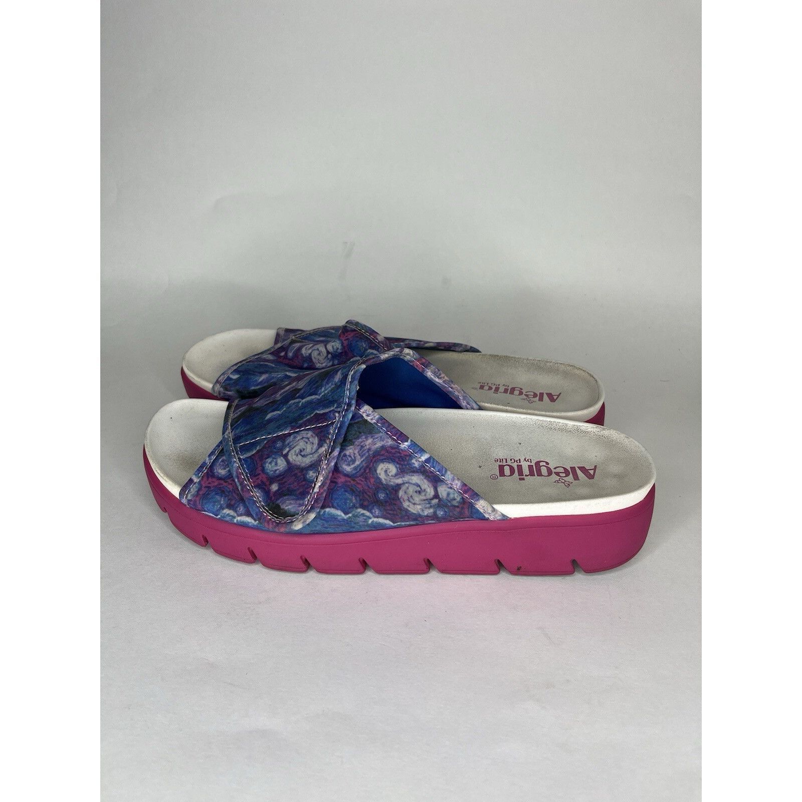 Allegri Alegria AIR-267 AIRIE Such A Monet Platform Slide Sandals Wo Size US 10.5 / IT 40.5 - 3 Thumbnail