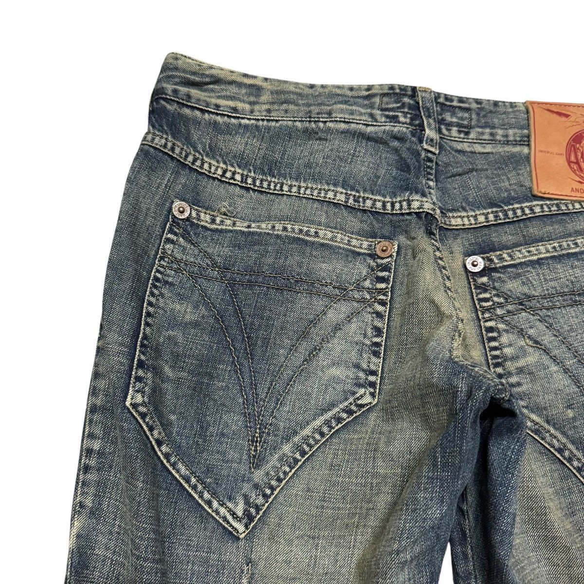 Andrew Mackenzie Andrew Mackenzie Denim Super Flare Jeans LGB Style Size US 30 / EU 46 - 10 Thumbnail