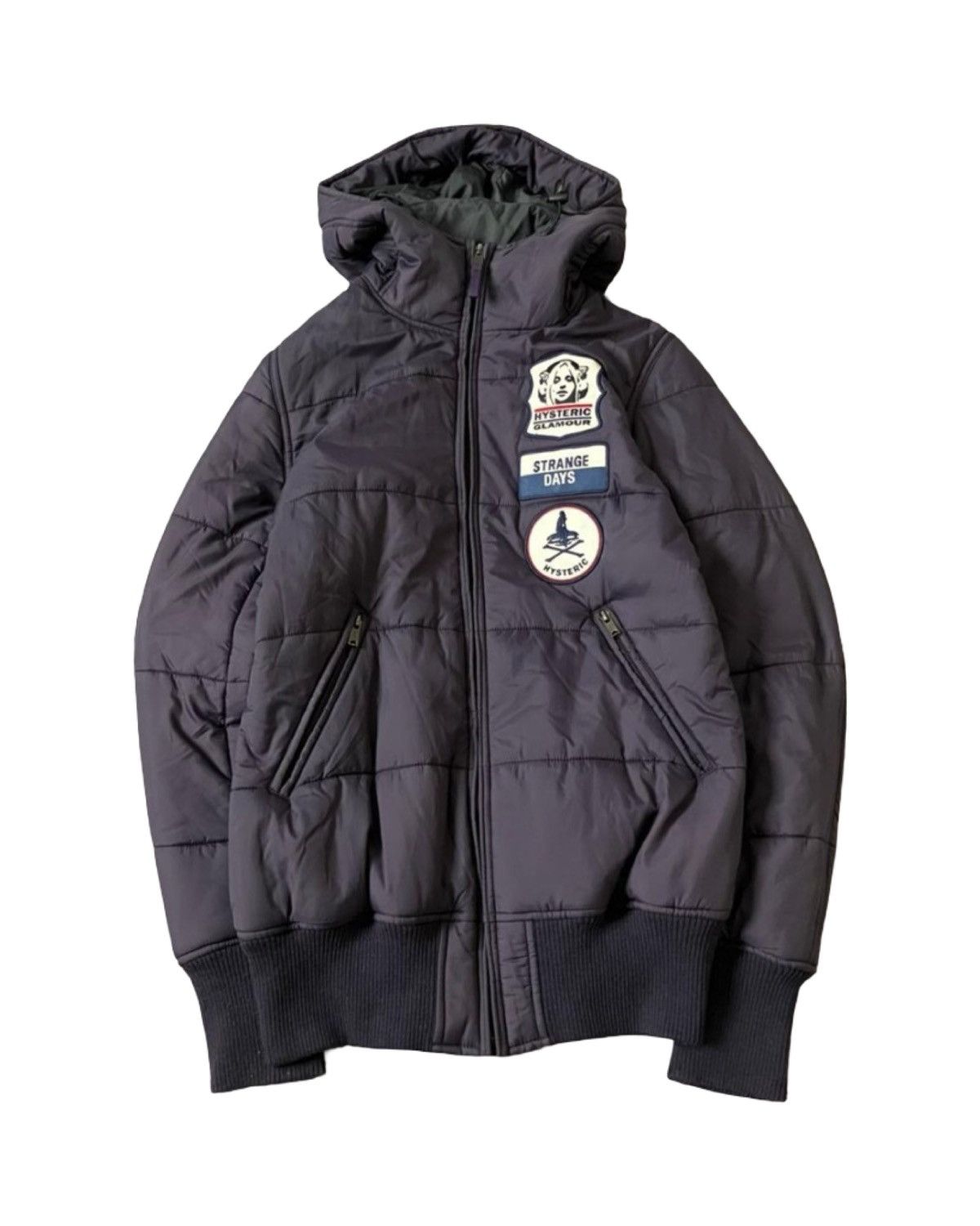 HYSTERIC GLAMOUR STRANGE DAYS ダウンジャケット M Hysteric Glamour 🐎 Strange Days Down Jacket | Grailed