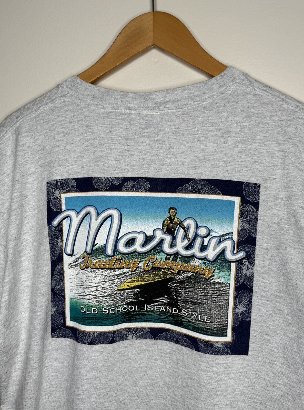 Vintage Marlin Trading Company T-Shirt Surf Old School Island Style Size US L / EU 52-54 / 3 - 1 Thumbnail