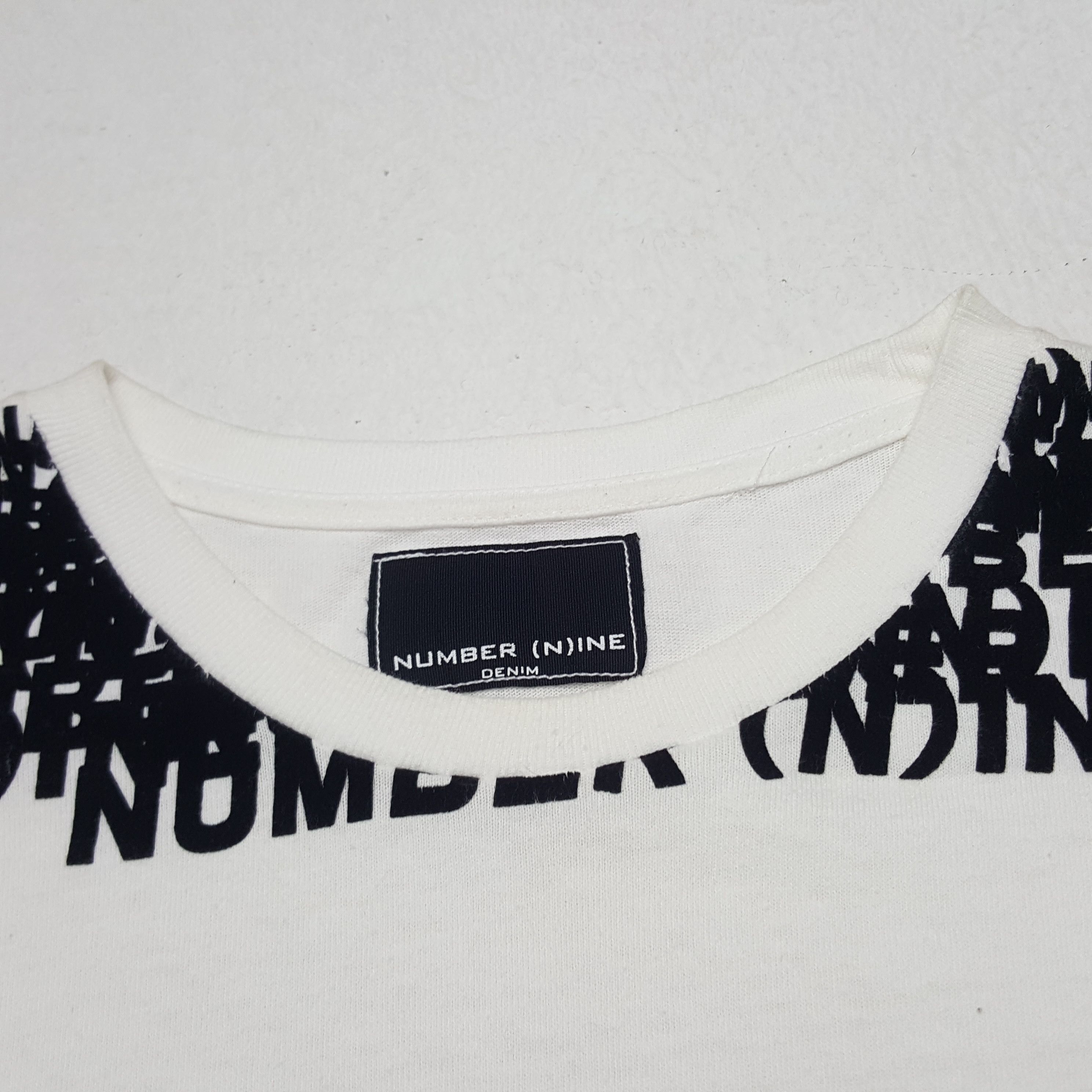 Number (N)ine × Vintage Vintage Number (N)ine Custom Signature Art Logo Tshirt Size US M / EU 48-50 / 2 - 4 Thumbnail
