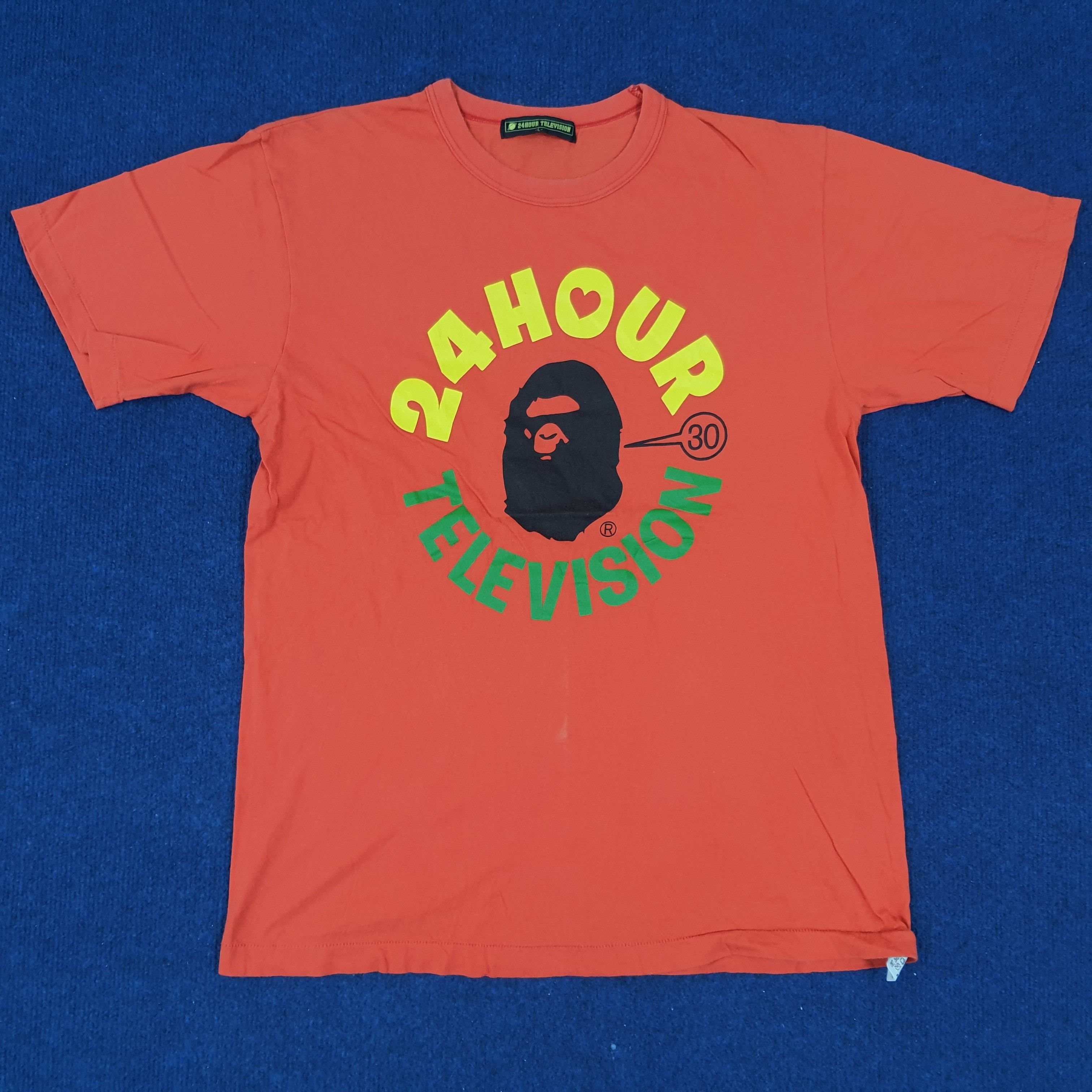 Japanese Brand × Vintage Vintage 24Hour Television BAPE Japanese Brand Tshirt Size US M / EU 48-50 / 2 - 1 Thumbnail