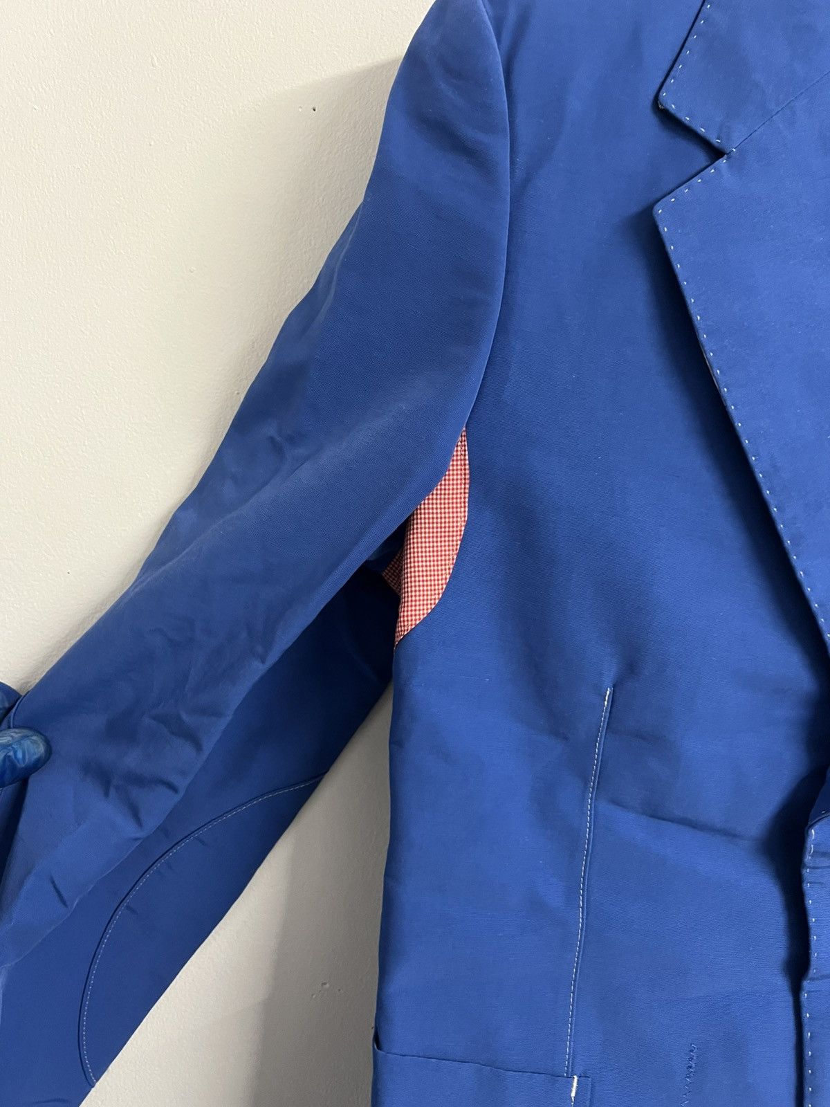 Comme des Garcons × Junya Watanabe Electric Blue Blazer Junya Watanabe MAN Size 34R - 3 Thumbnail