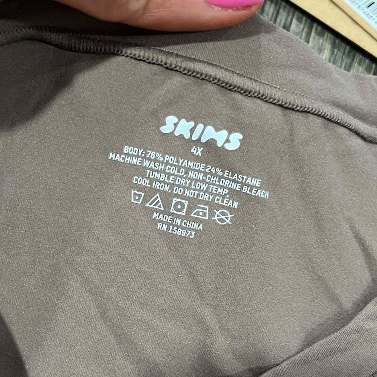 SKIMS NWT Skims Fits Everybody Super Cropped T-Shirt Short 4X Size 4XL / US 24-26 - 2 Thumbnail