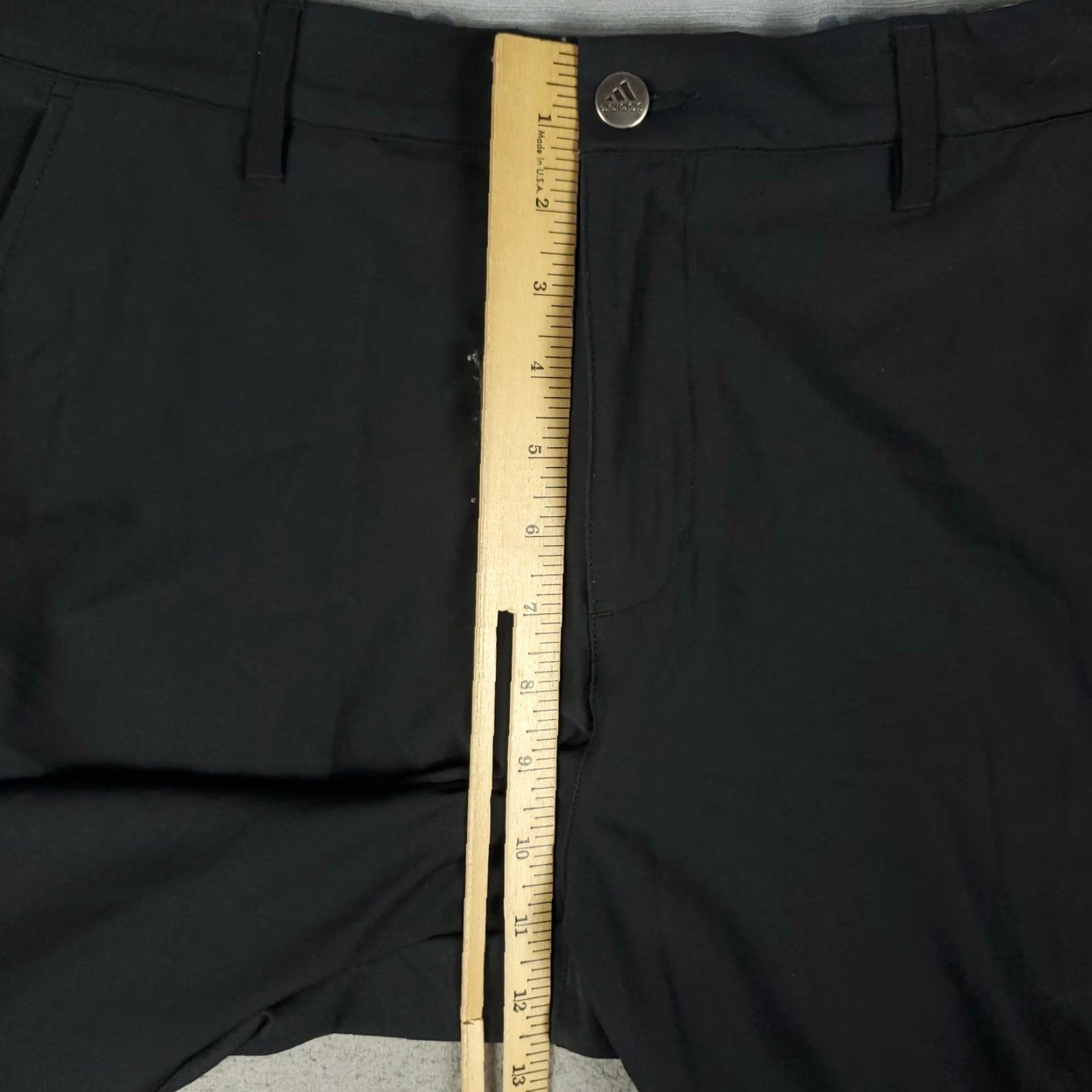 Adidas Adidas Pants Mens 34x29 Black Golf Flat Front Chino Trousers Size US 34 / EU 50 - 4 Thumbnail