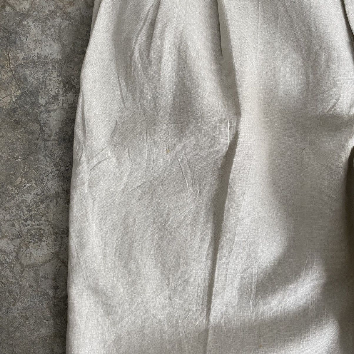 Issey Miyake 1980’s Issey Miyake Linen Pleated Baggy Trouser Pants Size US 28 / EU 44 - 10 Thumbnail