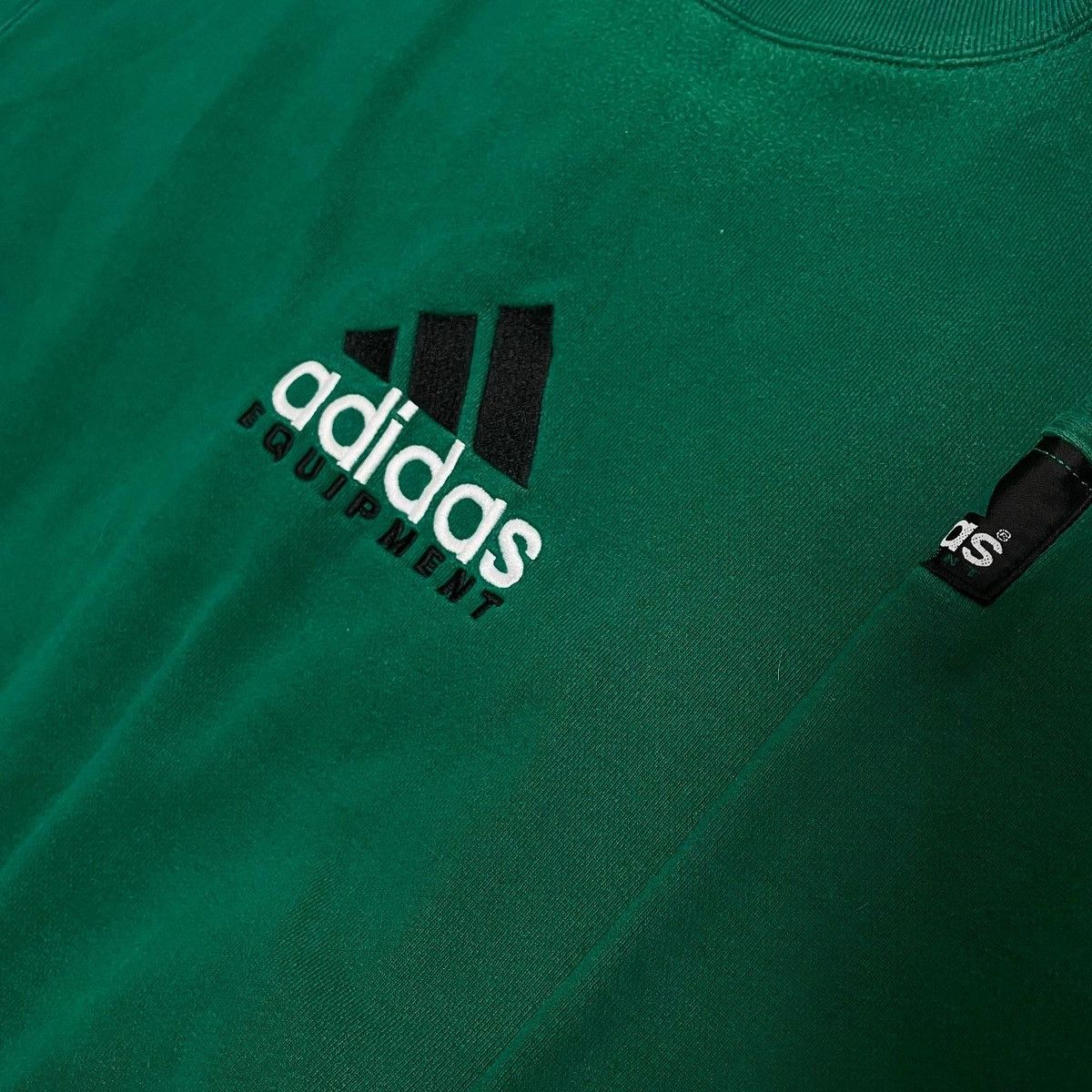 Adidas × Vintage Vintage Adidas Equipment Sweatshirt y2k size L big logo boxy Size US L / EU 52-54 / 3 - 4 Thumbnail