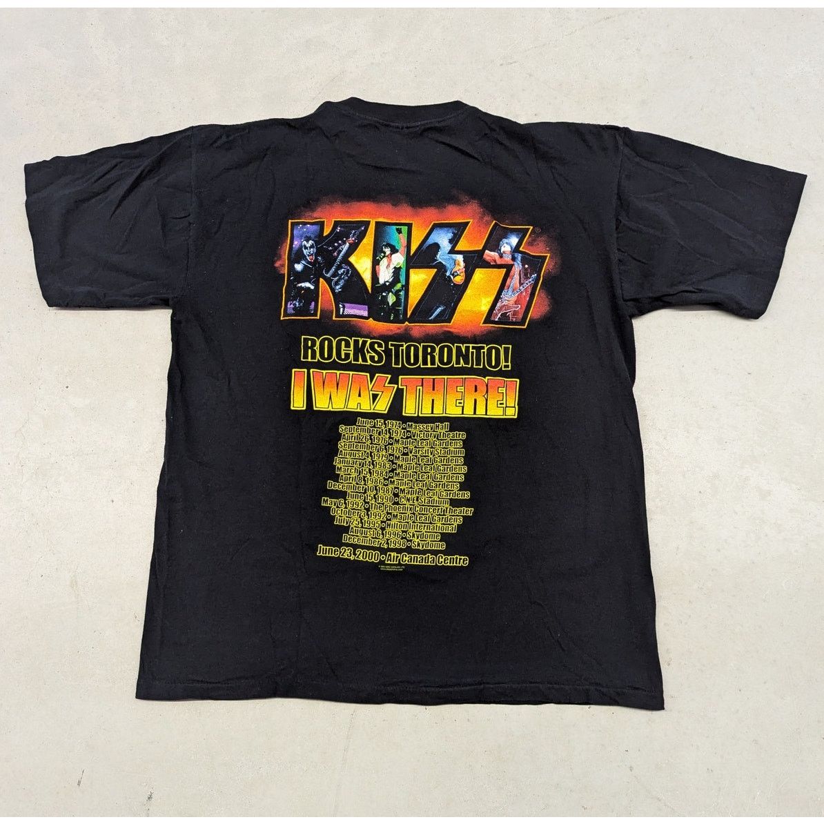 All Sport × Band Tees × Vintage 2000 KISS Live in Toronto Air Canada Center Tour T-shirt Size US XL / EU 56 / 4 - 2 Thumbnail