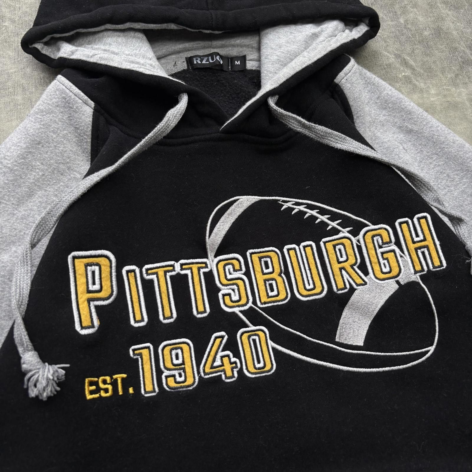 NFL Vintage Y2K Pittsburgh Steelers NFL Embroidered Sport Hoodie Size US L / EU 52-54 / 3 - 2 Thumbnail