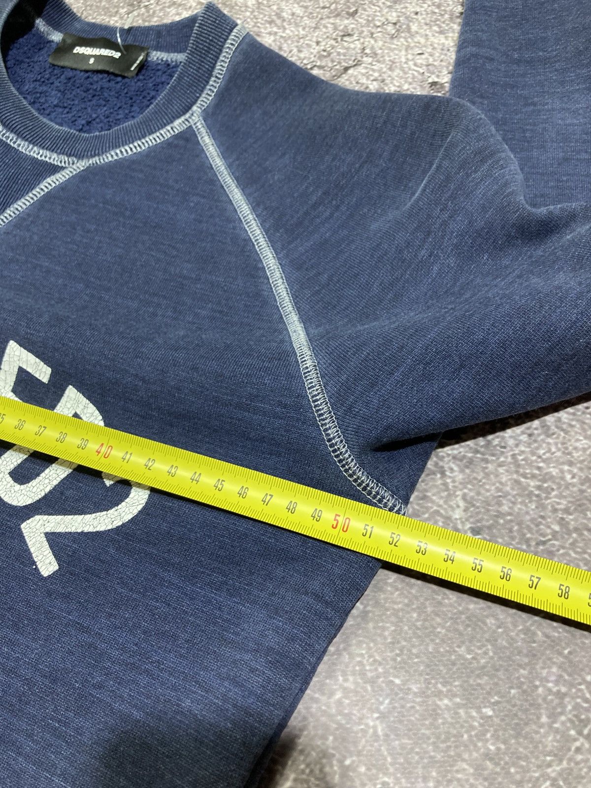 Dsquared2 DSQUARED2 Logo Sweatshirt Navy Blue Italy Terry Cloth Size S Size US S / EU 44-46 / 1 - 8 Thumbnail