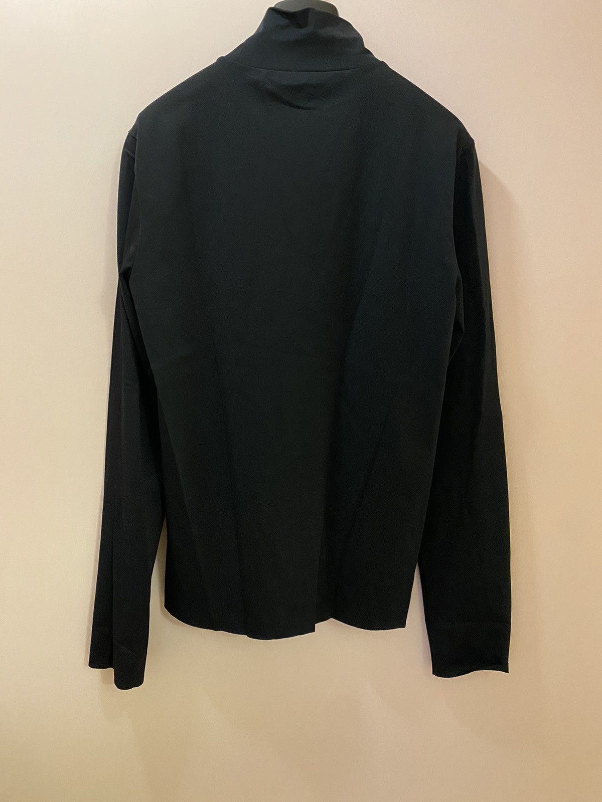 Prada Prada black technical nylon logo turtleneck jersey L Size US L / EU 52-54 / 3 - 3 Thumbnail