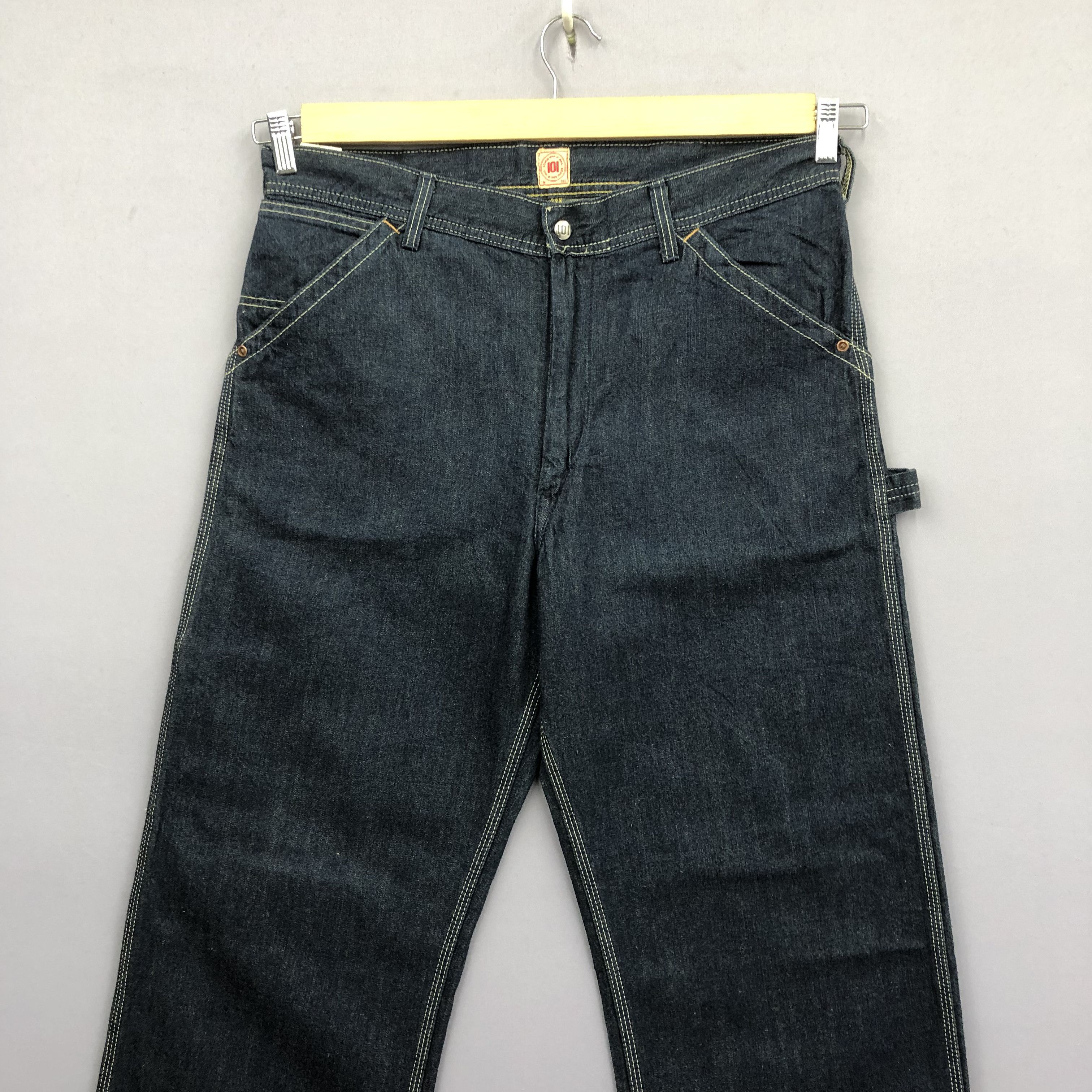Edwin Crazy 90s Edwin 101 Baggy Carpenter Jean Buckle Skater Denim Size US 36 / EU 52 - 4 Thumbnail