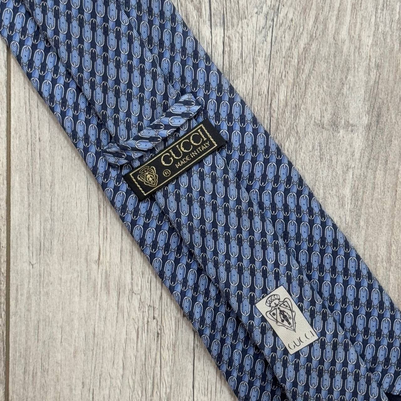 Gucci Vintage Gucci Silk Tie Size ONE SIZE - 6 Thumbnail