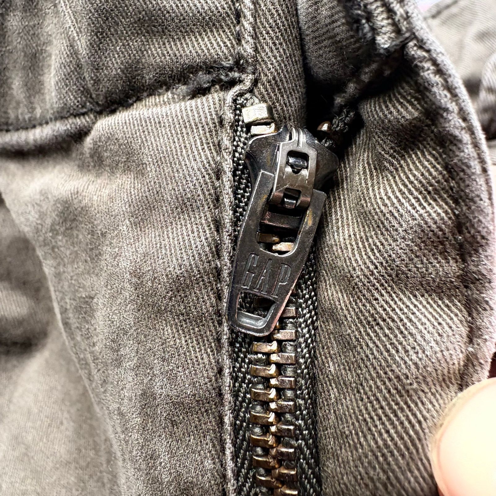 Gap × Vintage Crazy Vintage Y2K Gap Snap Button Cargo Pants Size US 34 / EU 50 - 4 Thumbnail