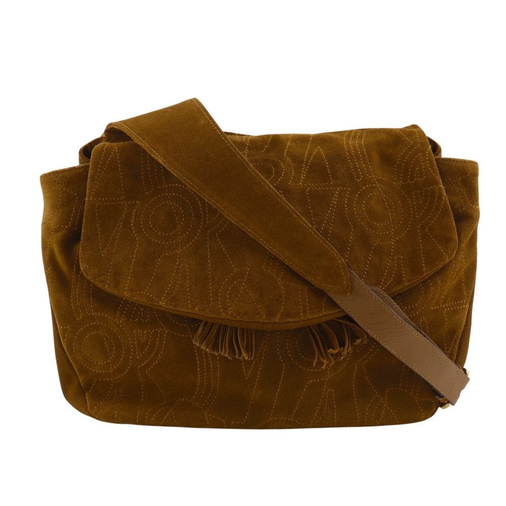 Salvatore Ferragamo Salvatore Ferragamo Salvatore Ferragamo Suede Shoulder Bag Textile Shoulder Bag BZ-21 5695 DUTY FREE for USA Size ONE SIZE - 1 Thumbnail