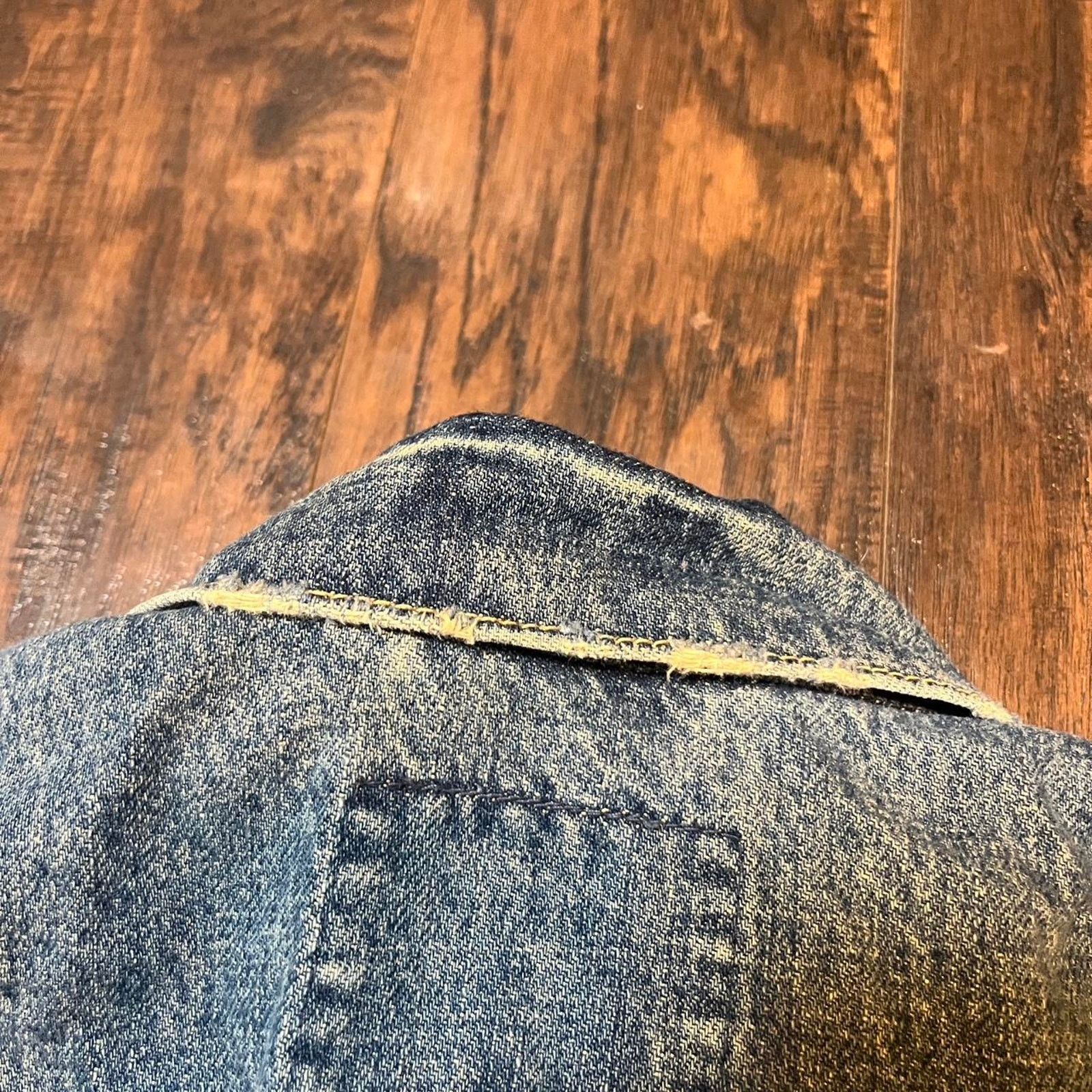 Levi's Vintage Levis Stratus Signature Denim Trucker Jacket Size US XXL / EU 58 / 5 - 6 Thumbnail