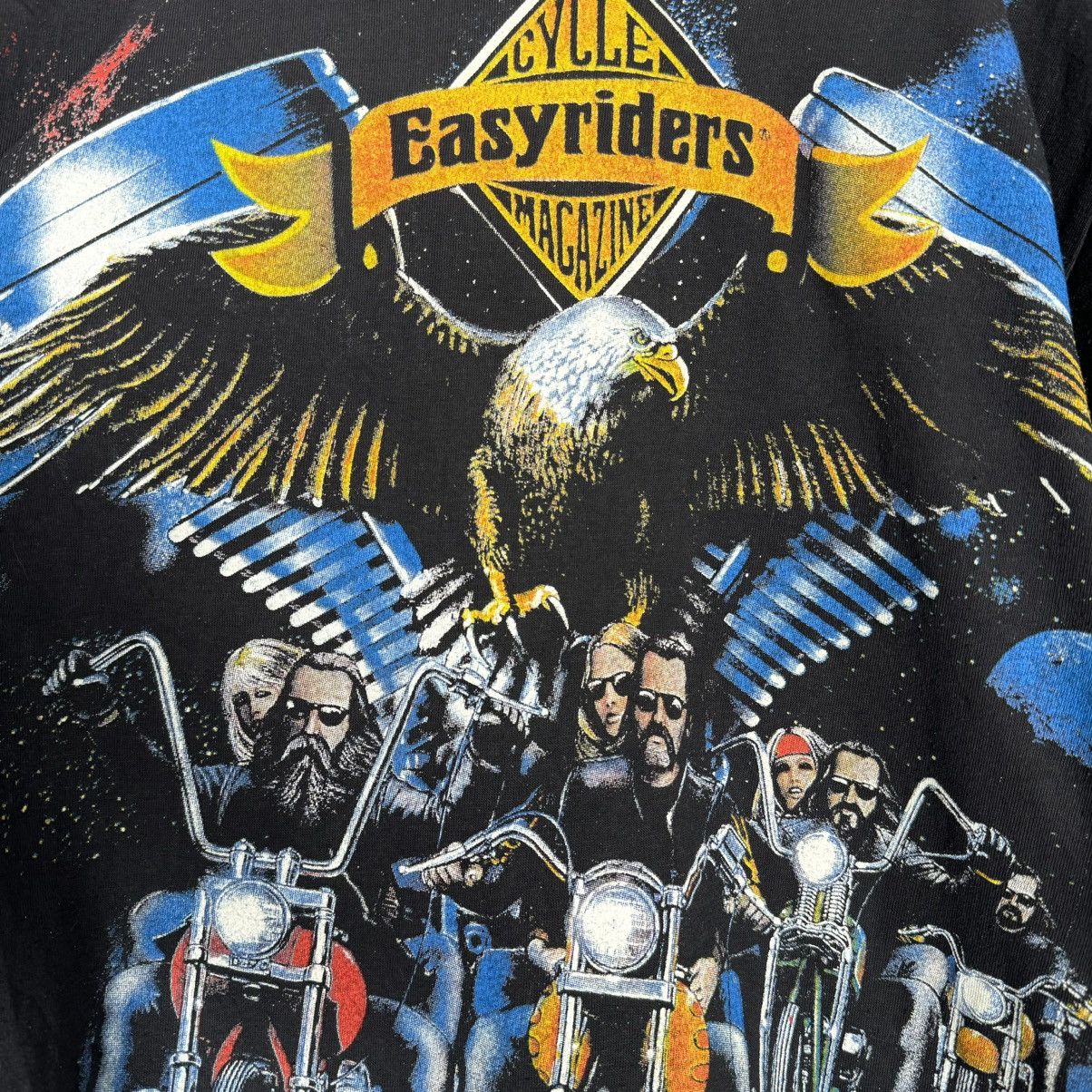 Harley Davidson Vintage 1999 Easyriders All Over Print Euro T Shirt Size US L / EU 52-54 / 3 - 4 Thumbnail