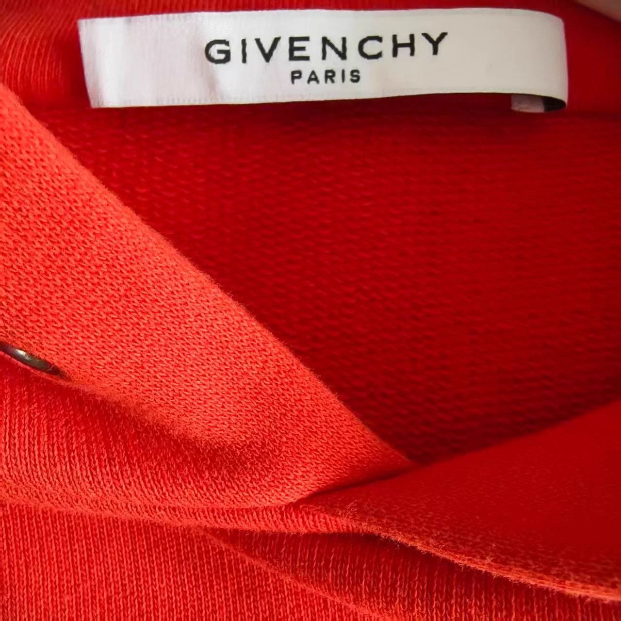 Givenchy Givenchy New Red Destroyed Logo Women's Hoodie M Size M / US 6-8 / IT 42-44 - 4 Thumbnail