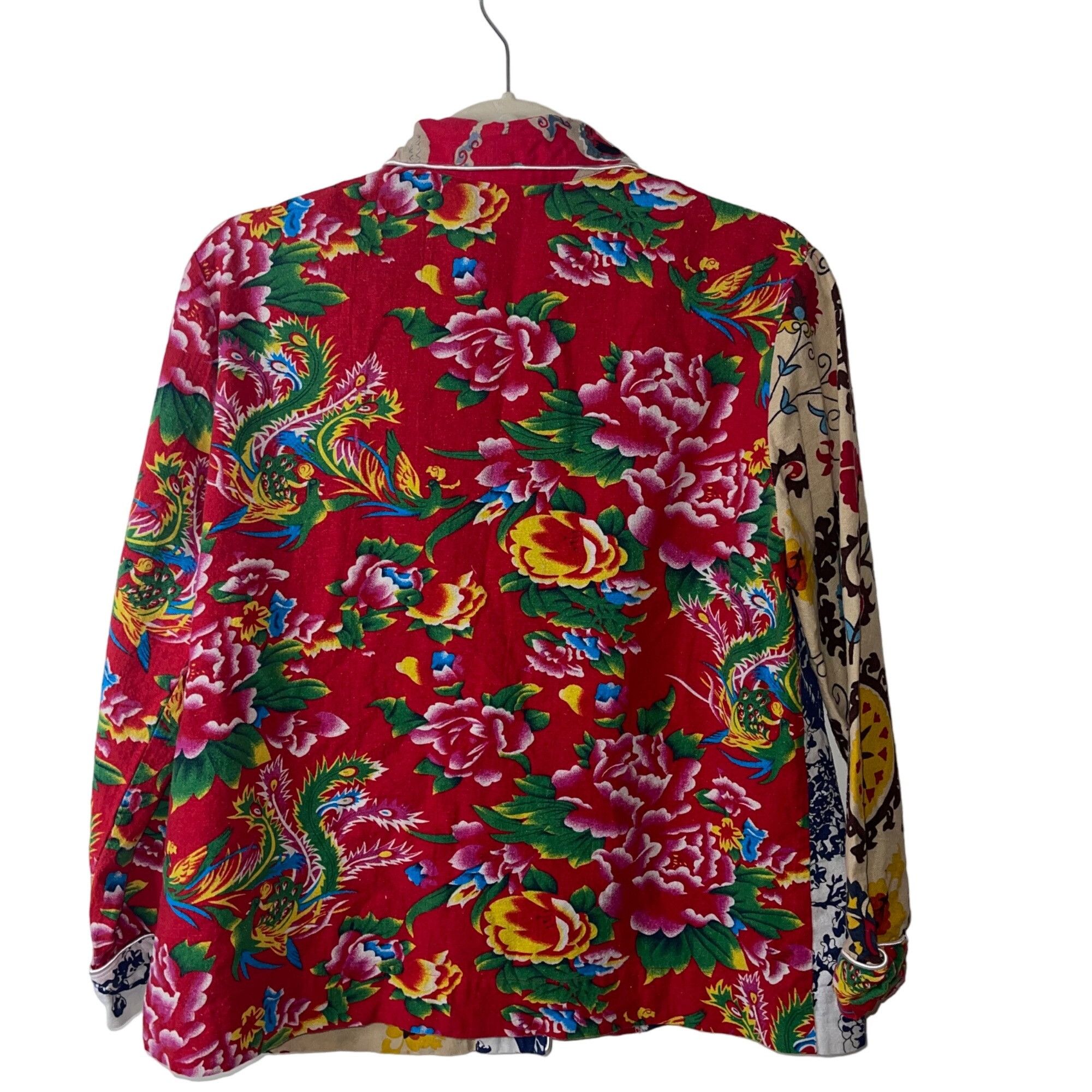 Benjimu Womens Pajama Set Size Small Multicolor Mixed Print