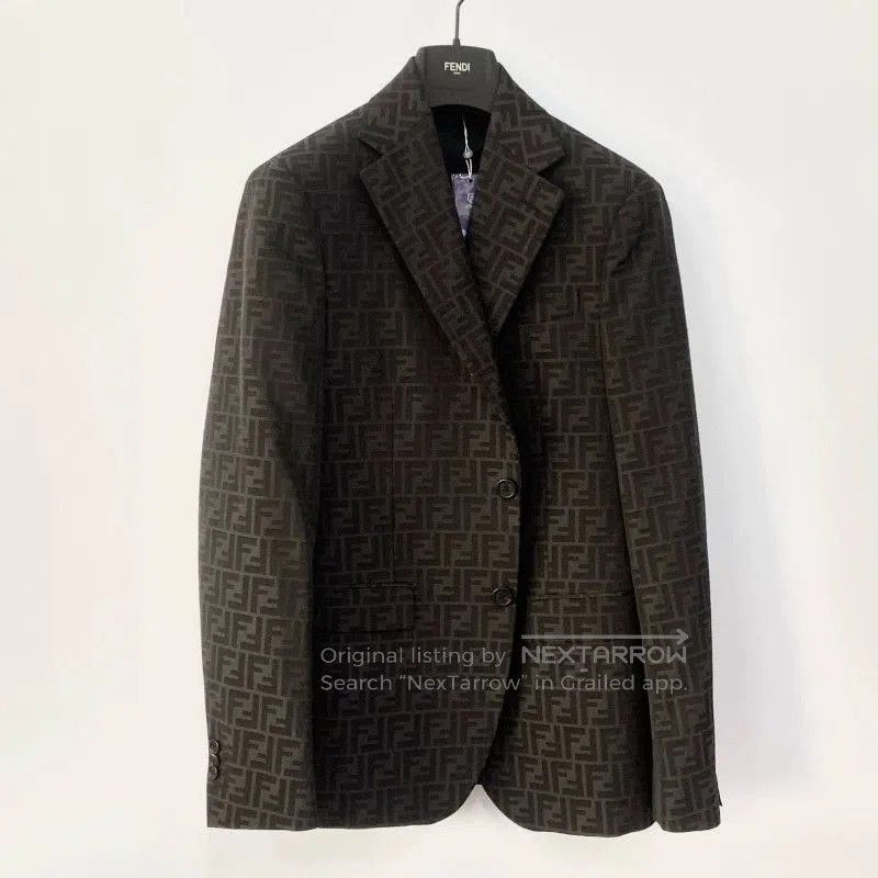 Fendi fendi monogram blazer jacket size 46. Size US S / EU 44-46 / 1 - 1 Thumbnail