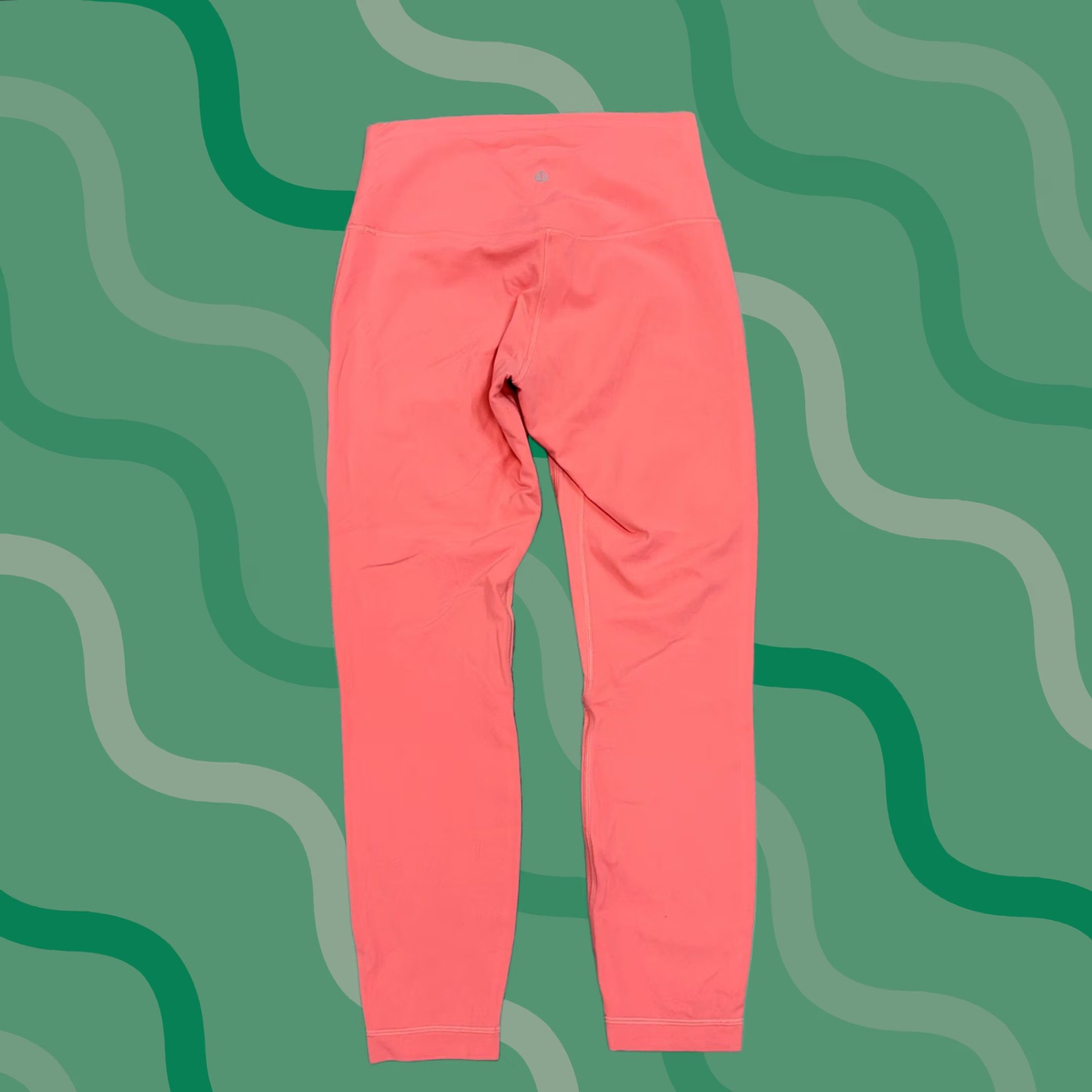 Lululemon Lululemon Leggings Womens 8 Pink High Rise Ankle Yoga Athletic Stretch Pants Size 30" / US 8 / IT 44 - 1 Thumbnail