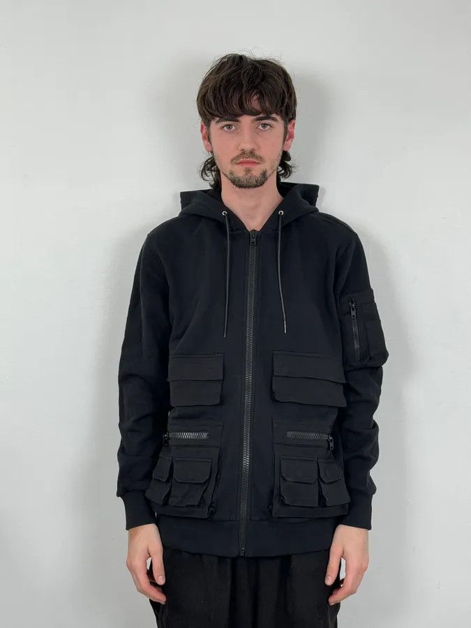 Givenchy SS2015 Givenchy Black Multi Pockets Cargo Zip-up Hoodie Size US M / EU 48-50 / 2 - 2 Thumbnail