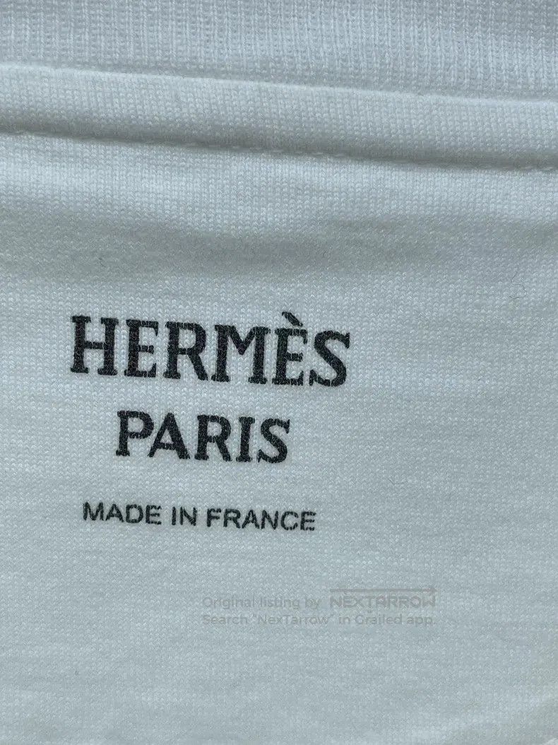 Hermes Hermes Clearance White Short Sleeve T-Shirt Size XS / US 0-2 / IT 36-38 - 4 Thumbnail