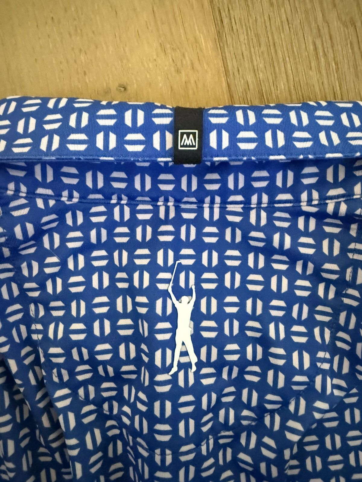 Mizzen+Main Mizzen+Main Blue Patterned Golf Polo Size US XL / EU 56 / 4 - 3 Thumbnail