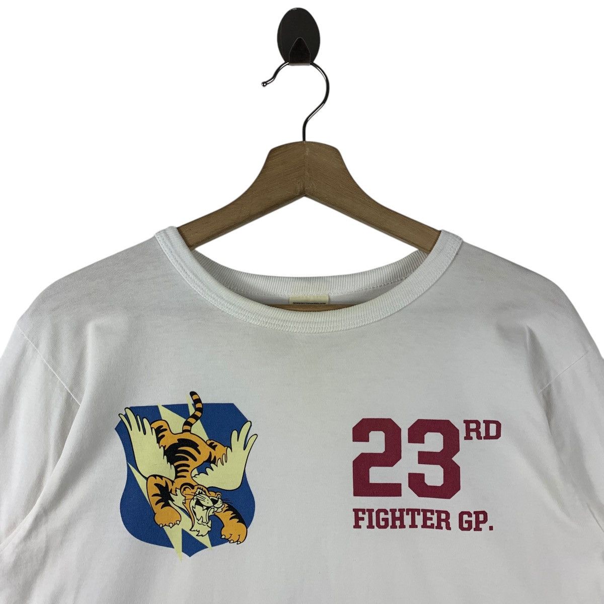 Buzz Rickson's × Vintage Vintage BUZZ RICKSON’S 23rd fighter long sleeve printed tee Size US S / EU 44-46 / 1 - 2 Thumbnail